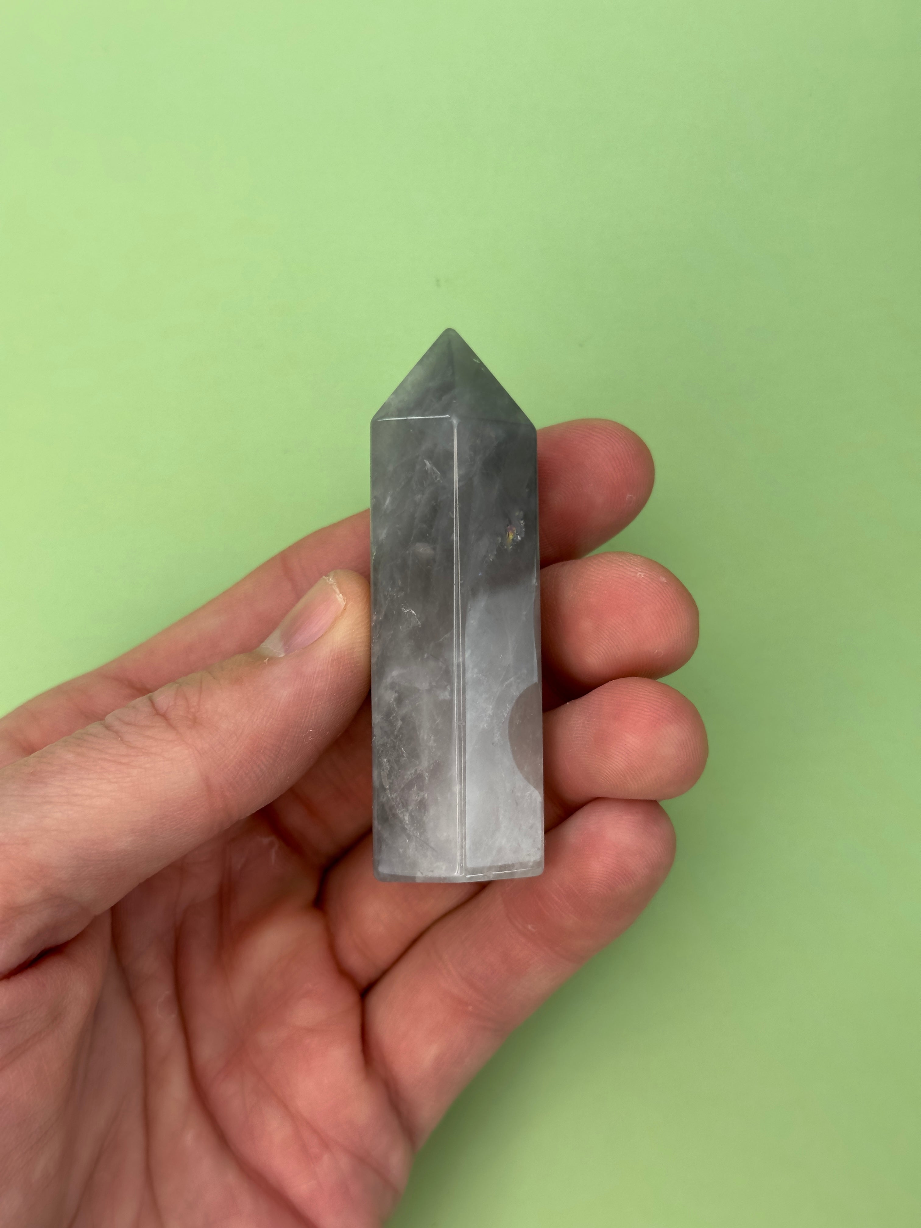 Lunar rose quartz - Tower