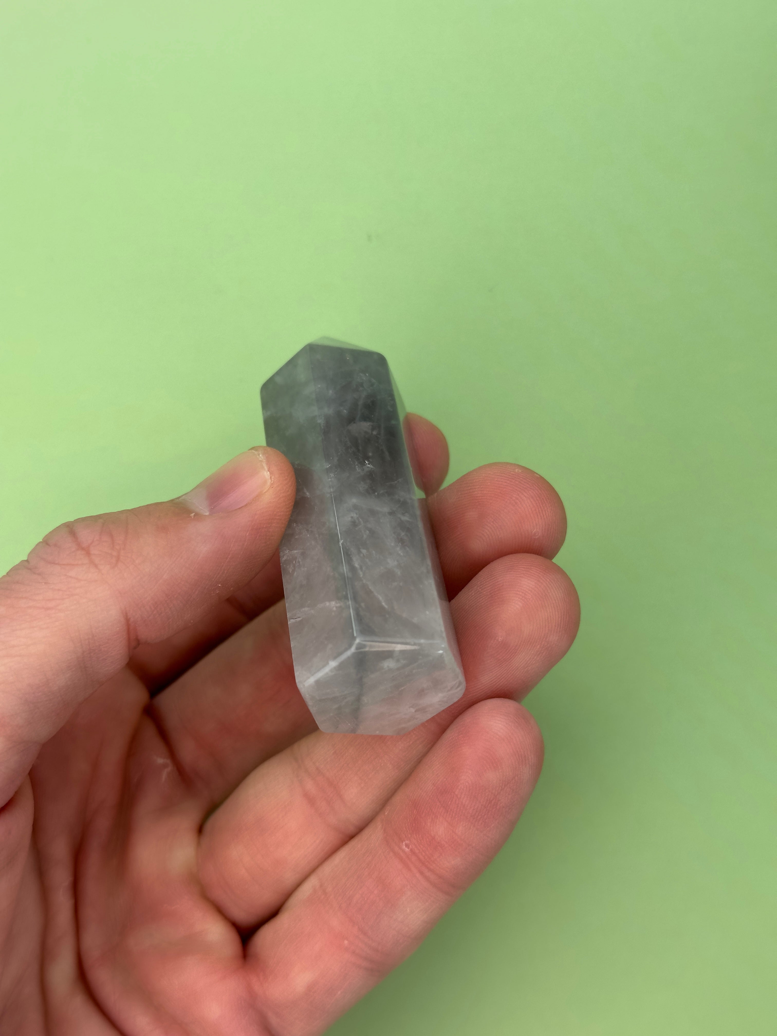 Lunar rose quartz - Tower