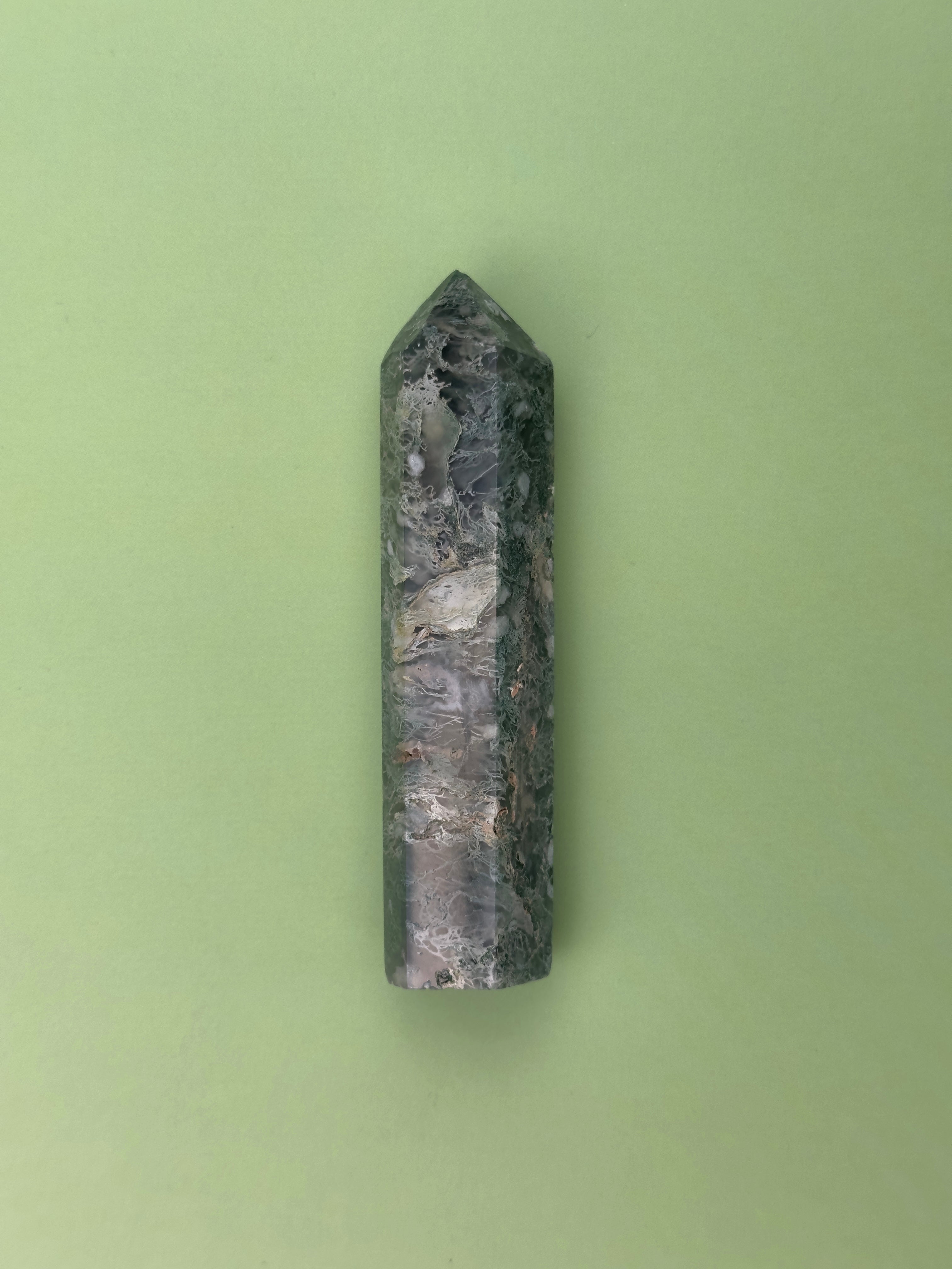 Moss agate - Tower