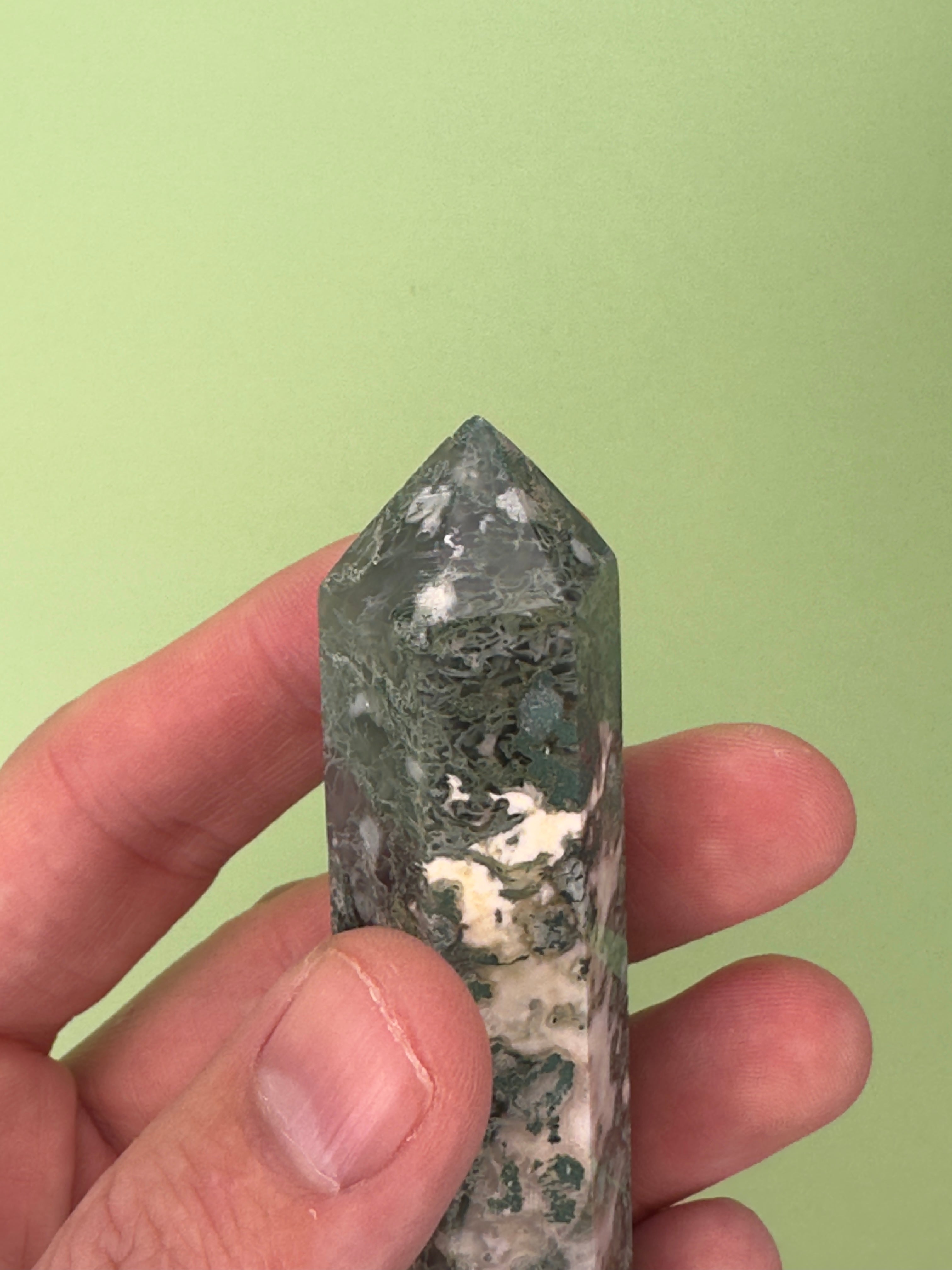Moss agate - Tower