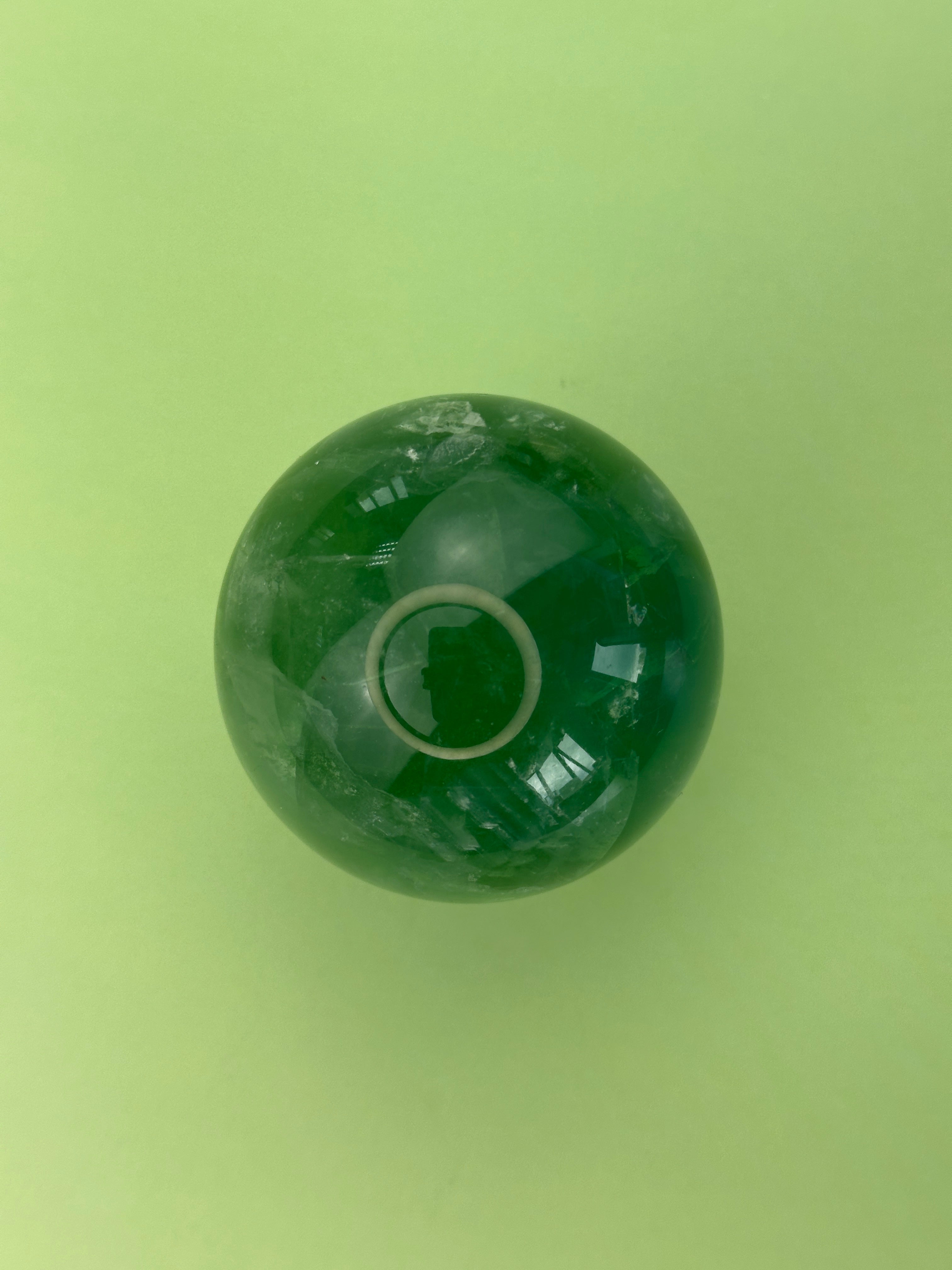 Green fluorite - XL Sphere