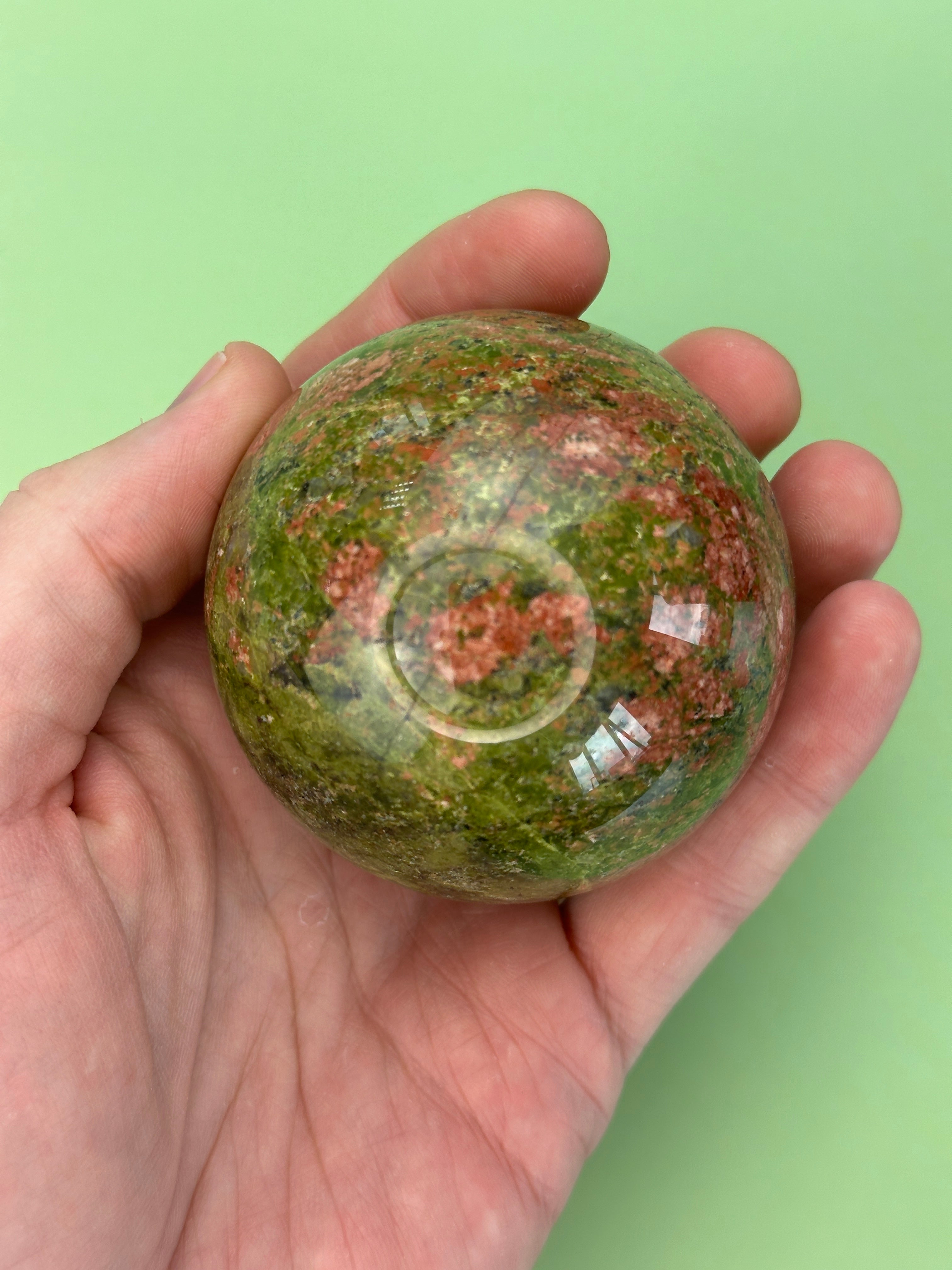 Unakite - XL Sphere