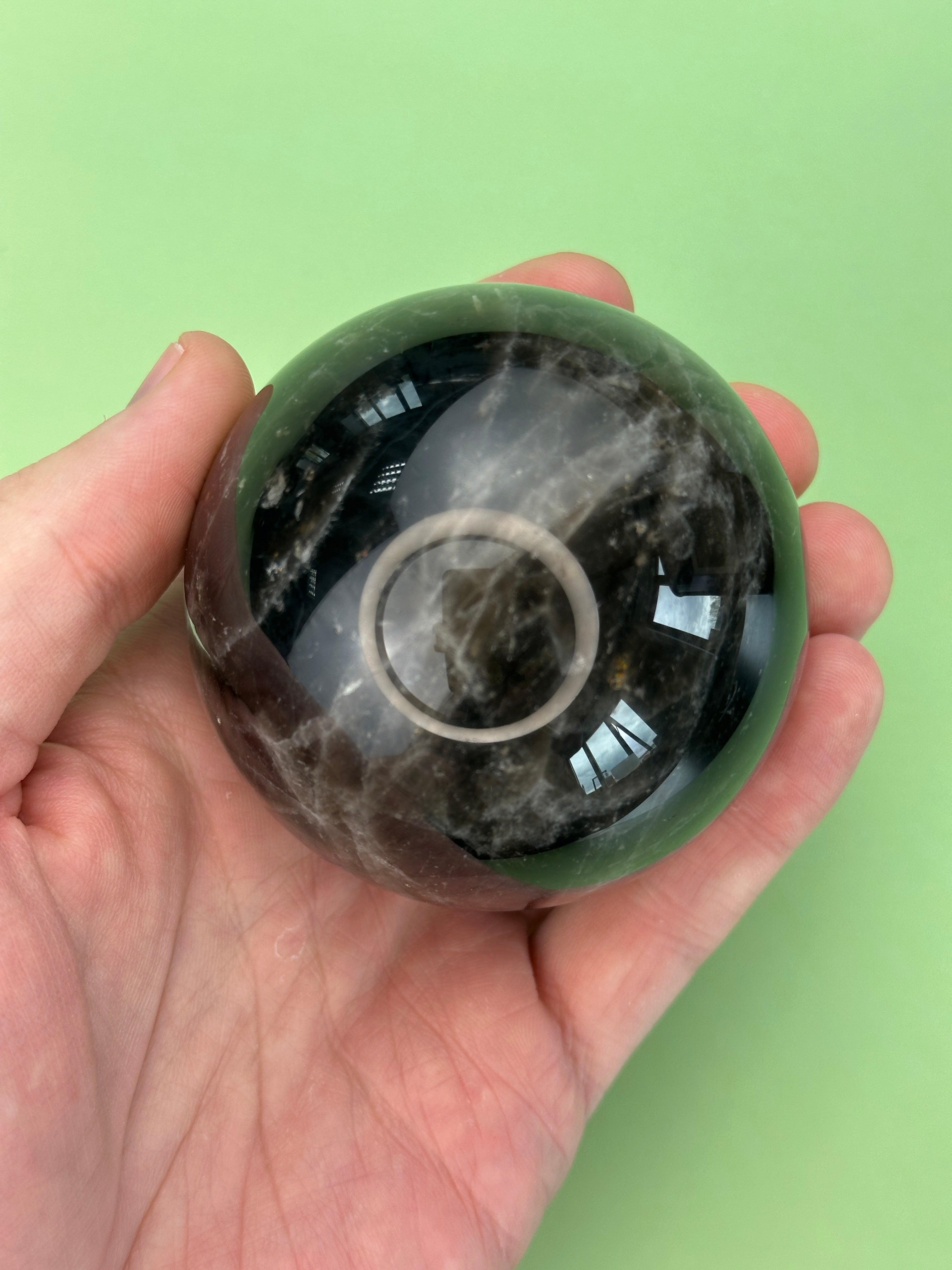 Black moonstone - XL Sphere