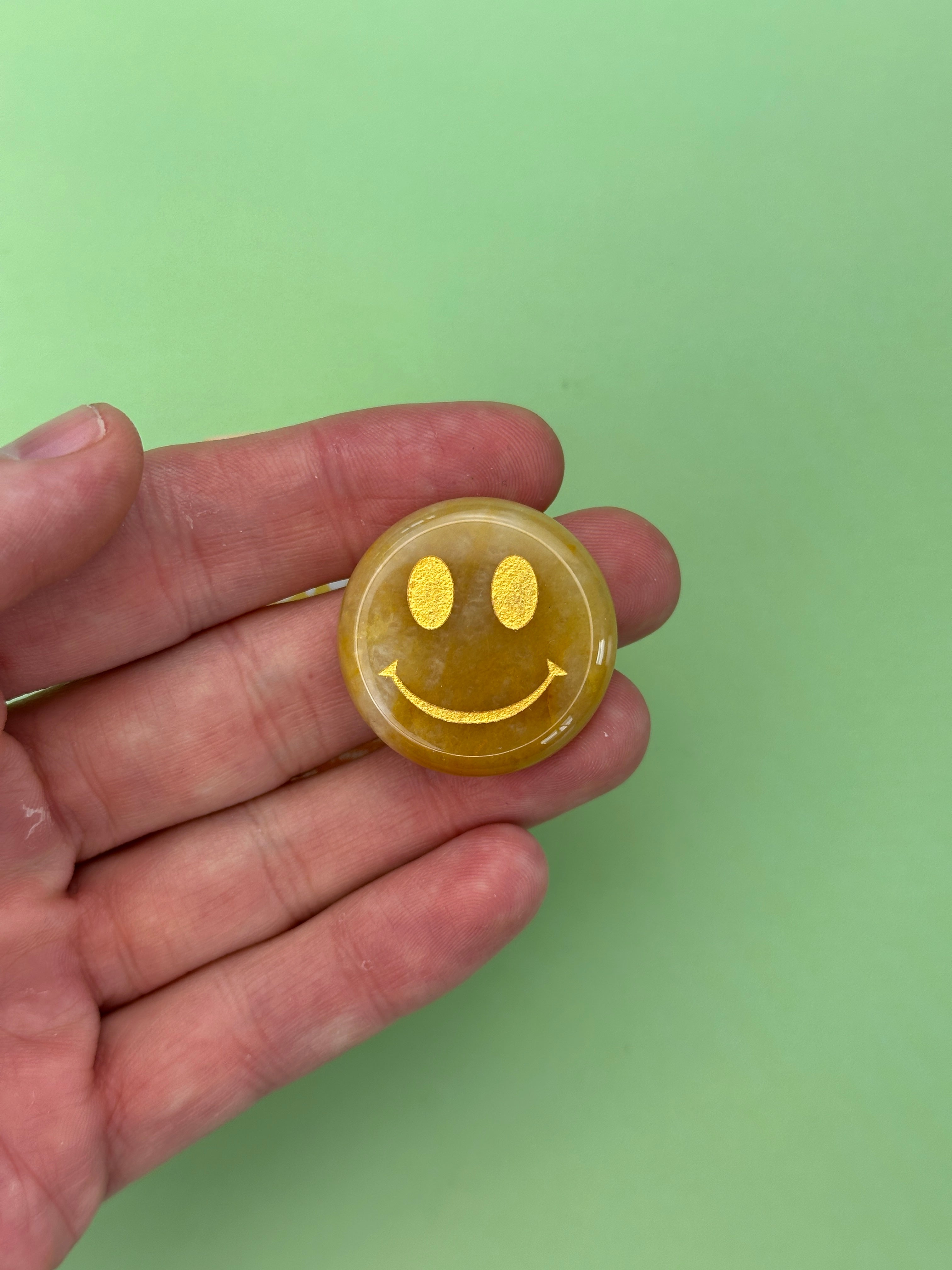 Yellow jade - Be Brave, Happy face
