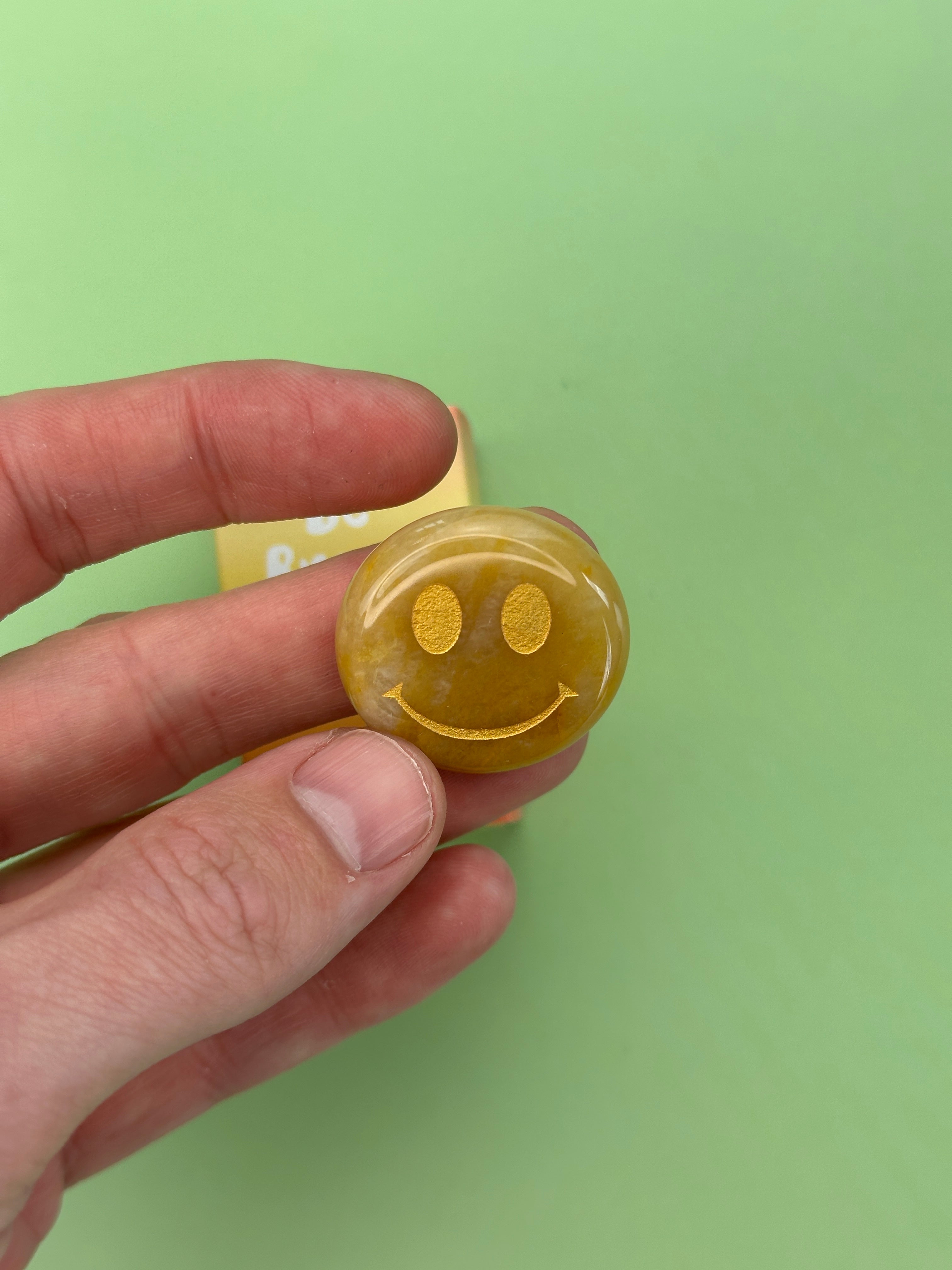 Yellow jade - Be Brave, Happy face