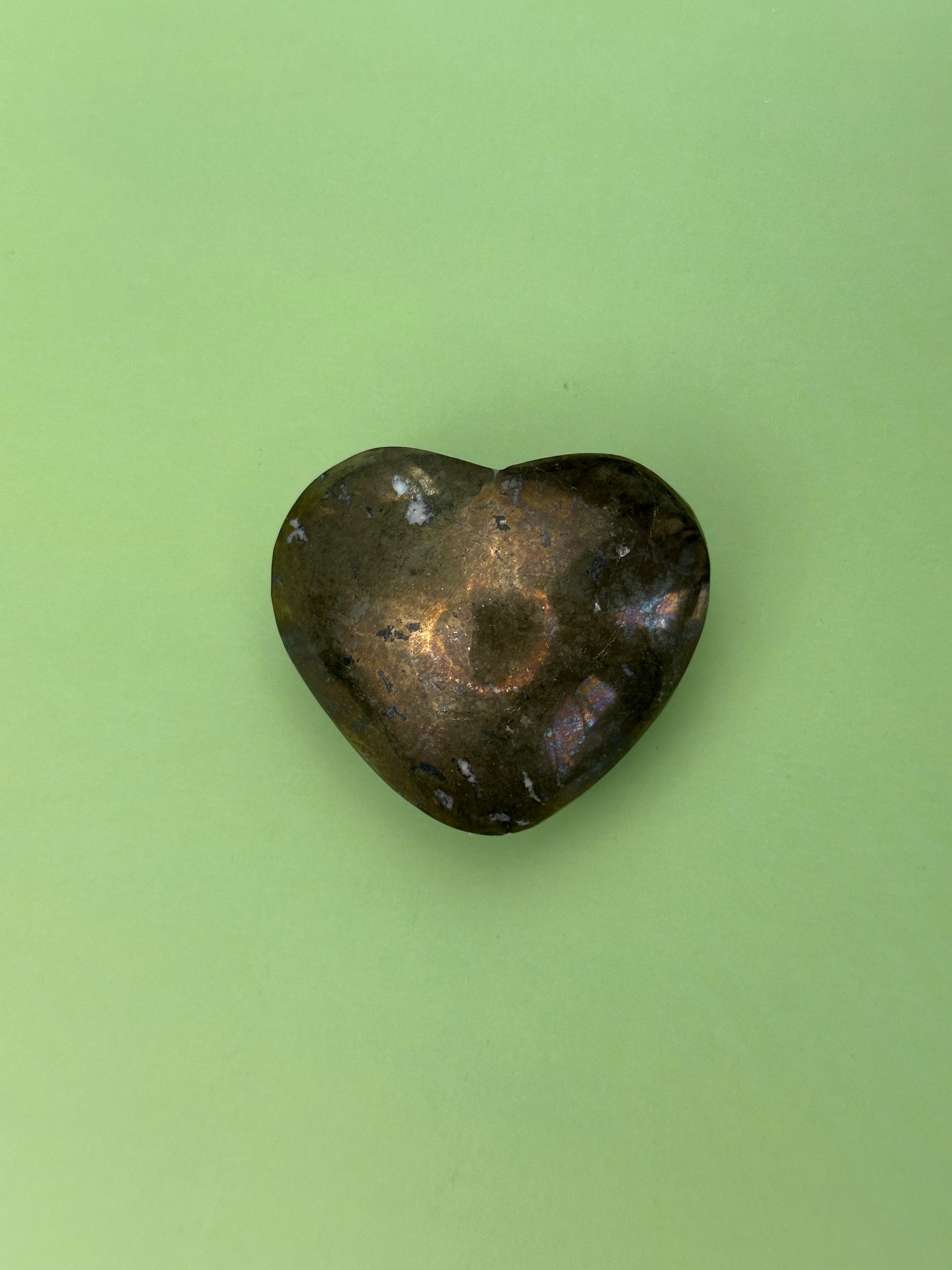 Pyrite - Large heart