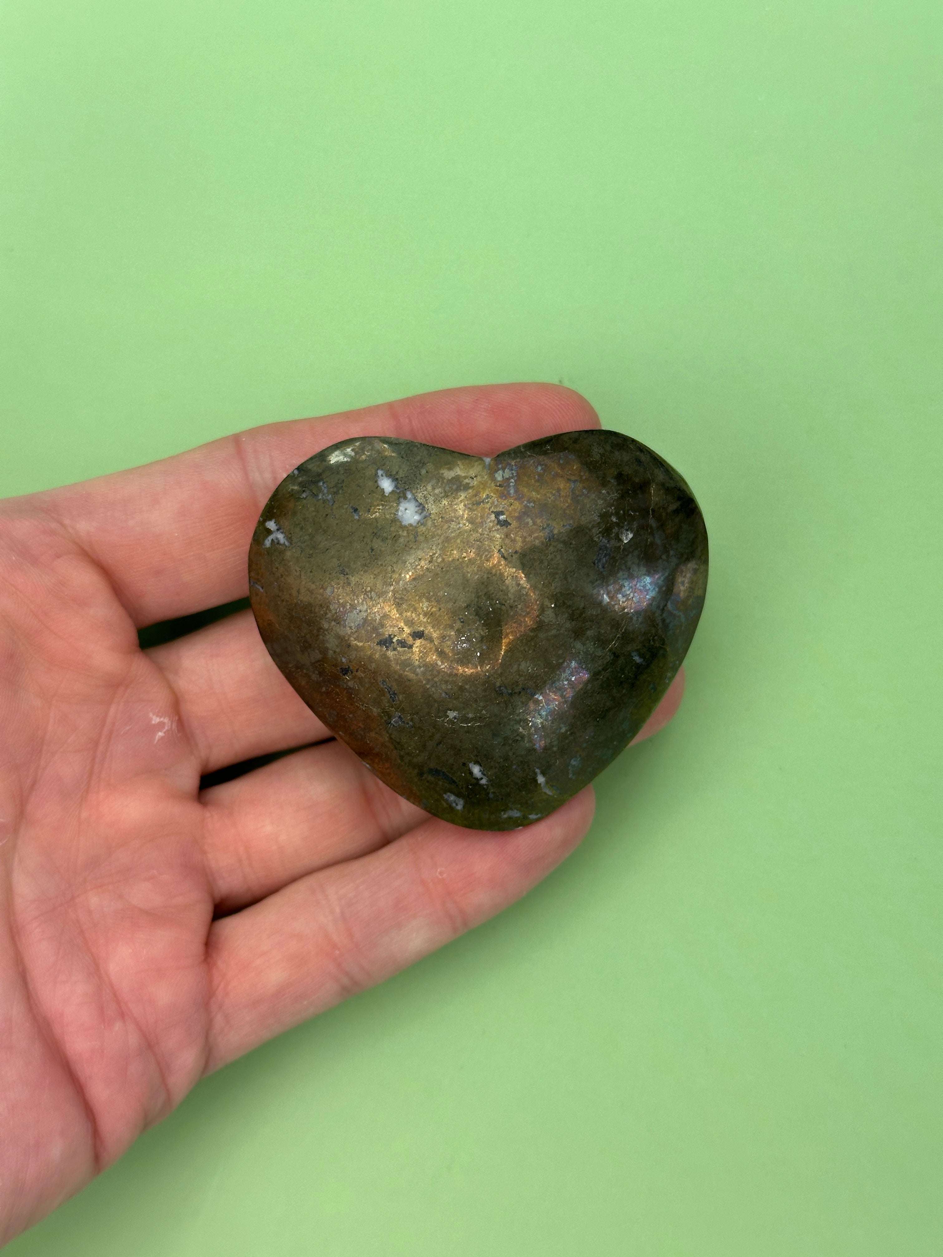 Pyrite - Large heart