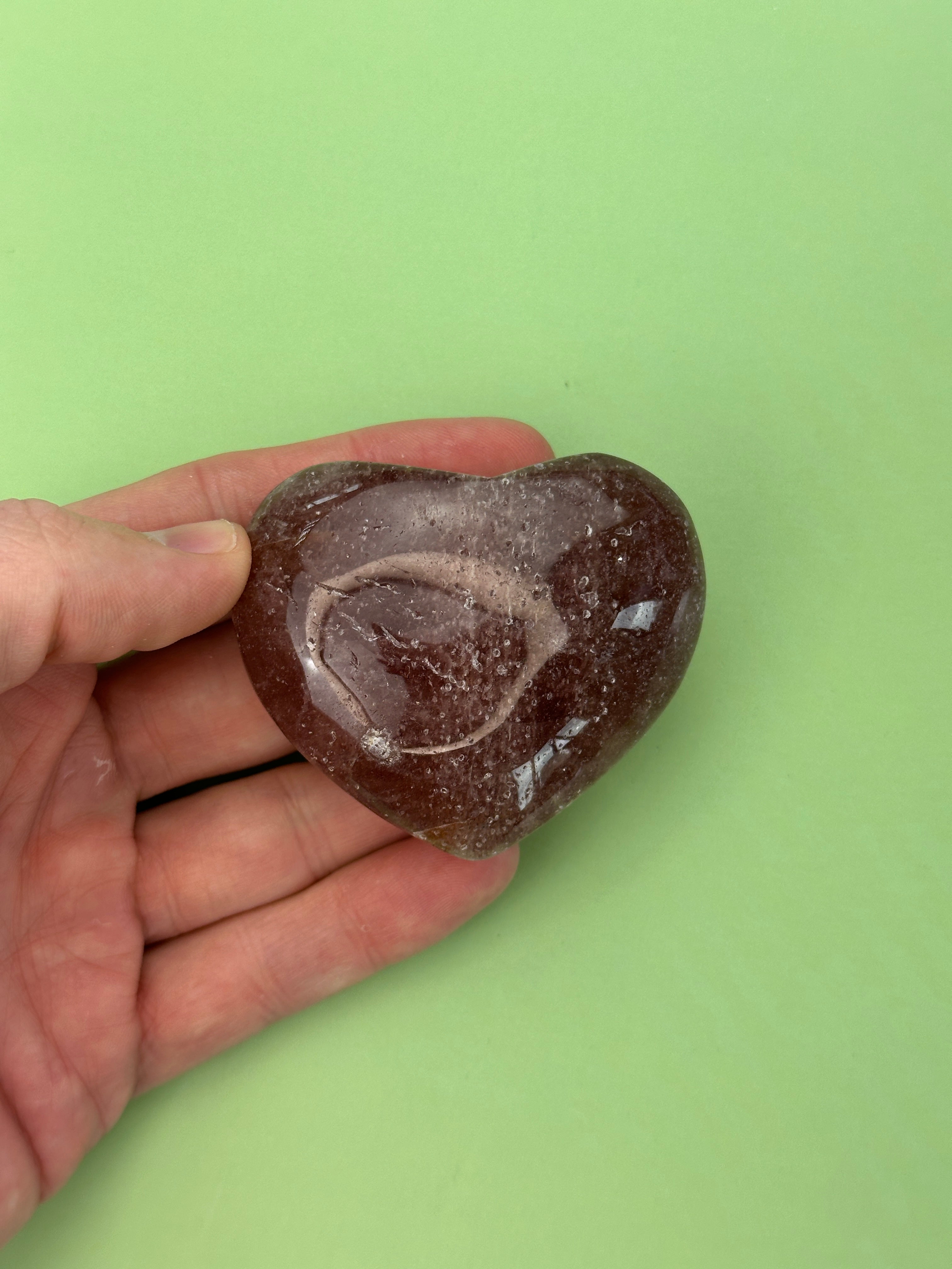 Strawberry Quartz - XL heart