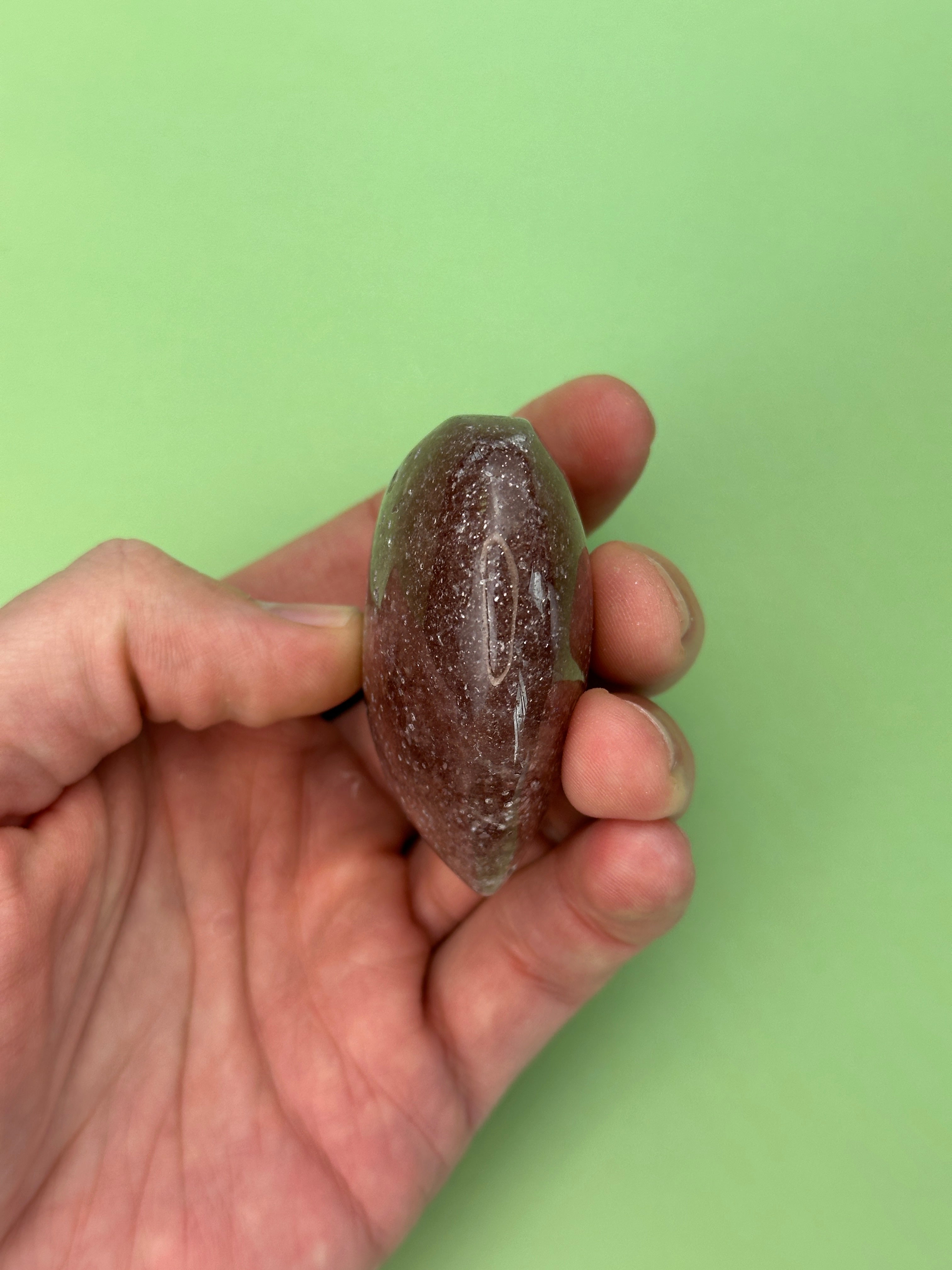 Strawberry Quartz - XL heart