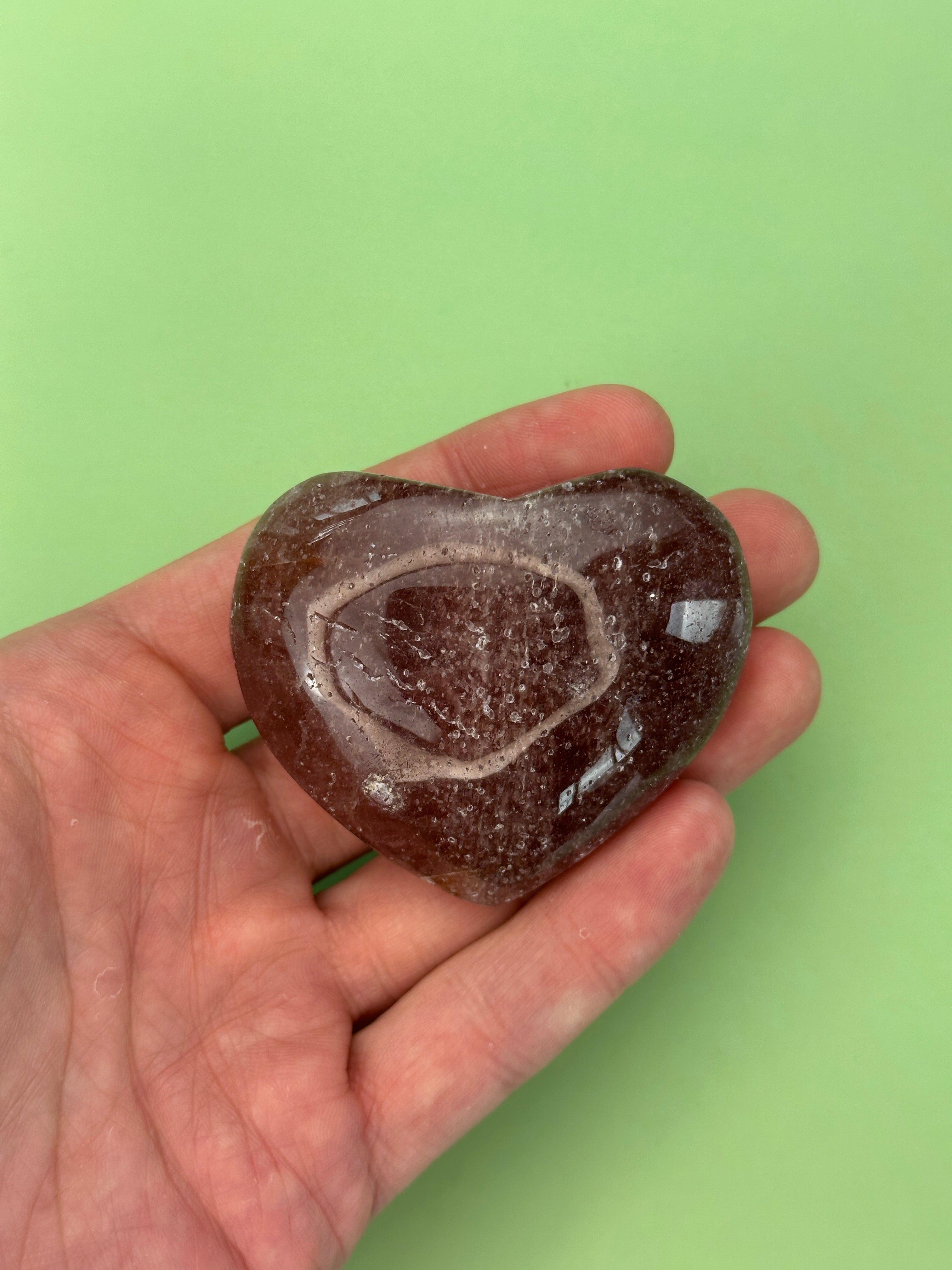 Strawberry Quartz - XL heart