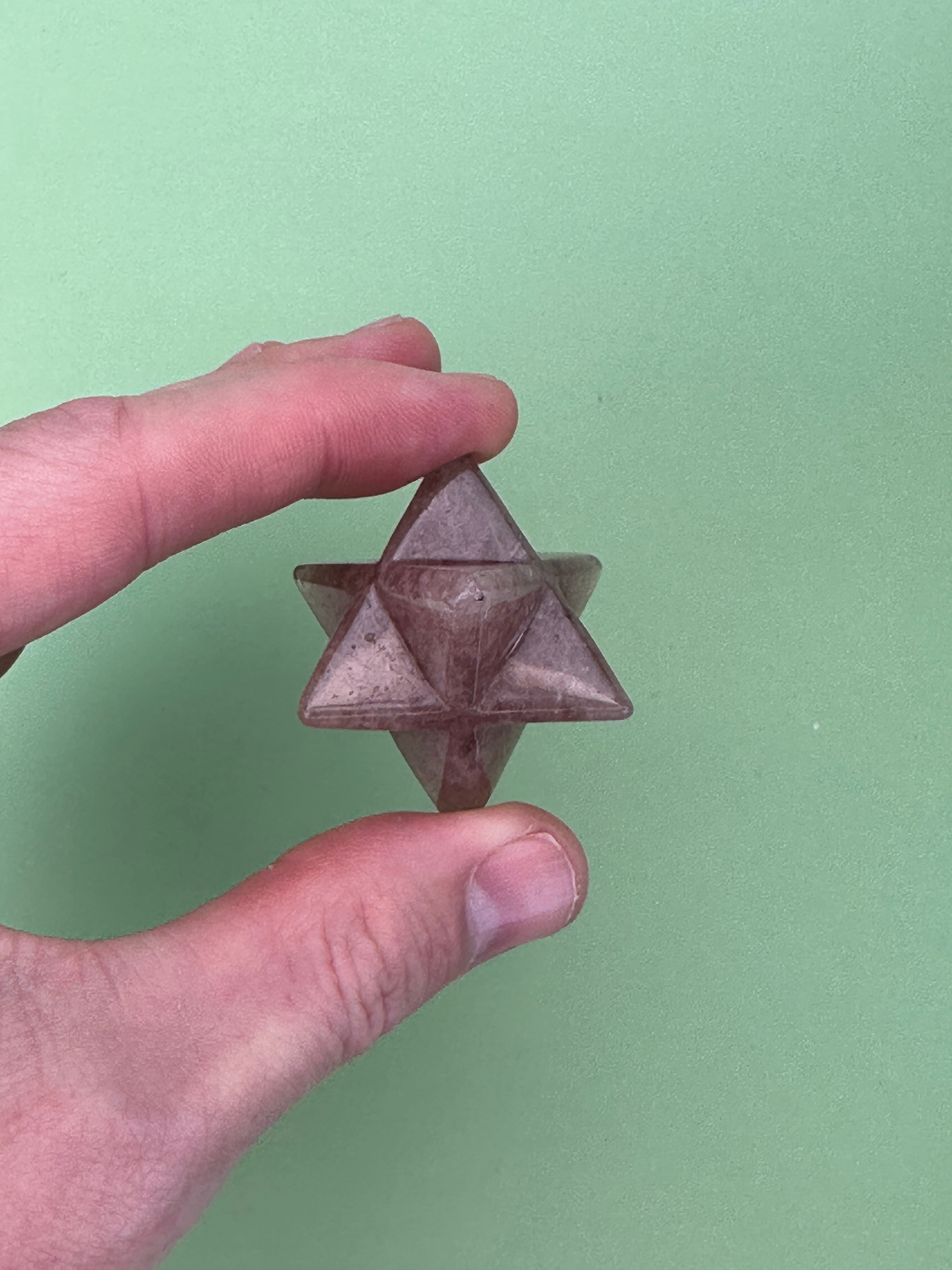Strawberry quartz - Merkaba