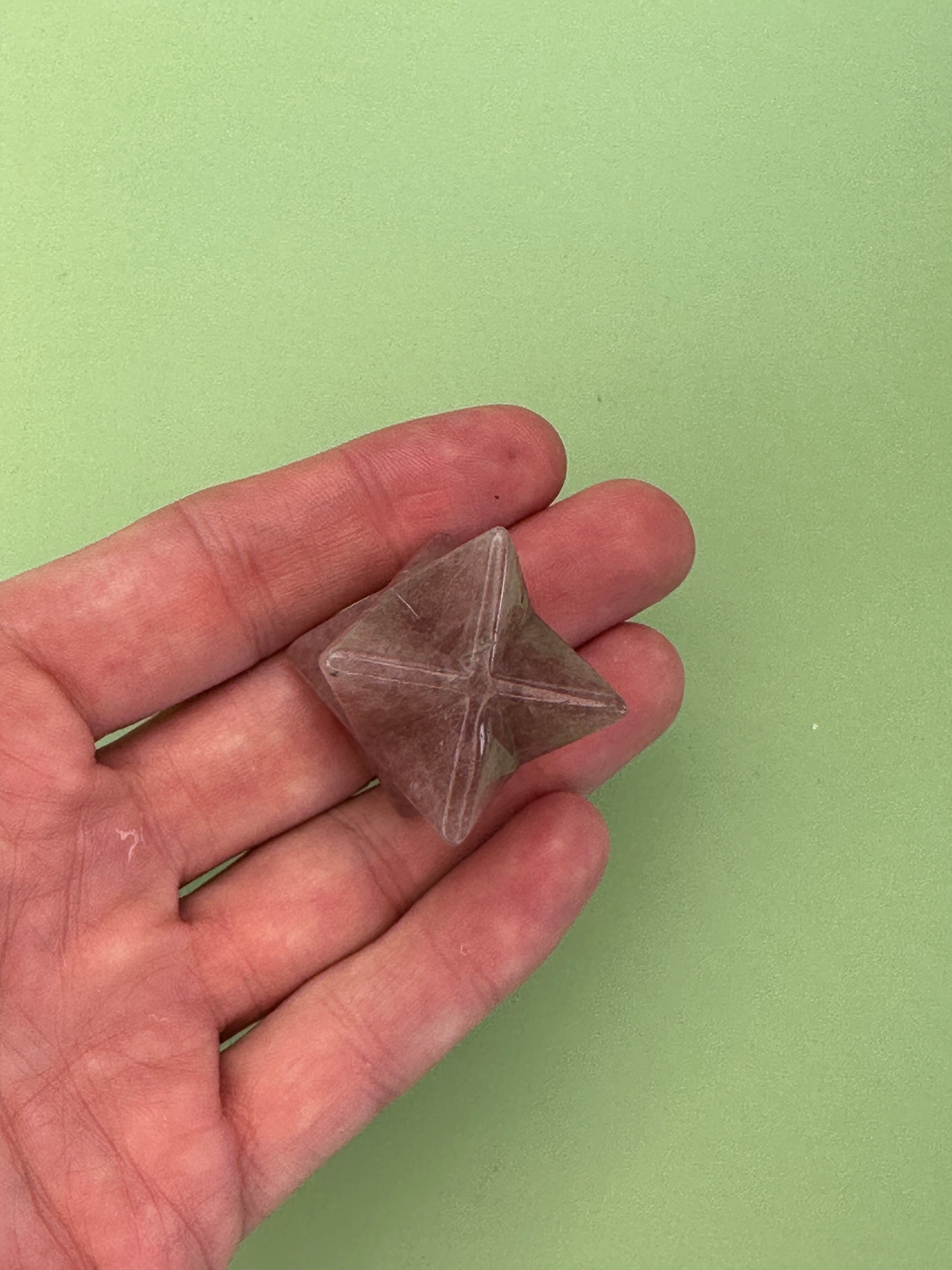 Strawberry quartz - Merkaba