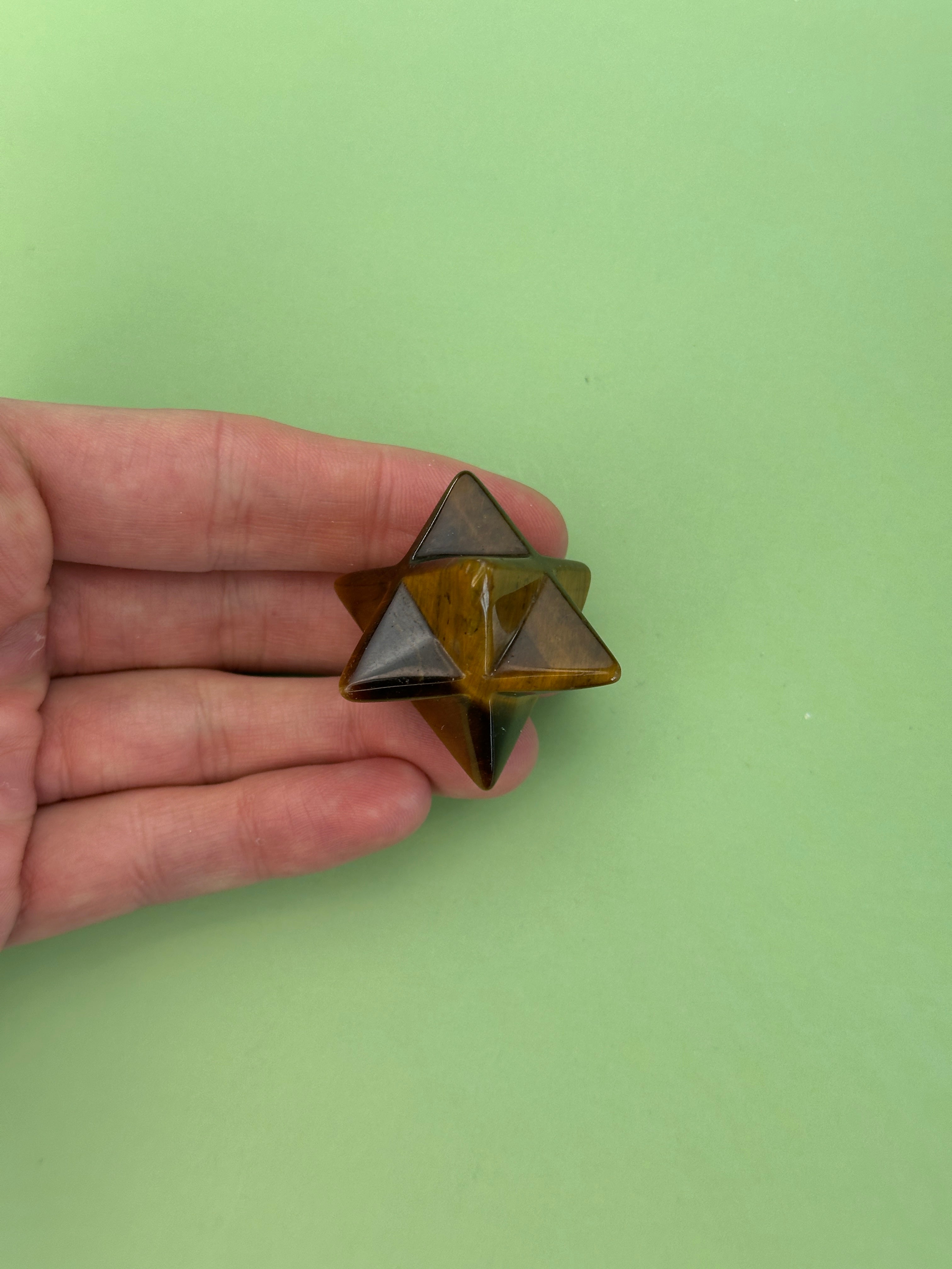 Tigers eye - Merkaba