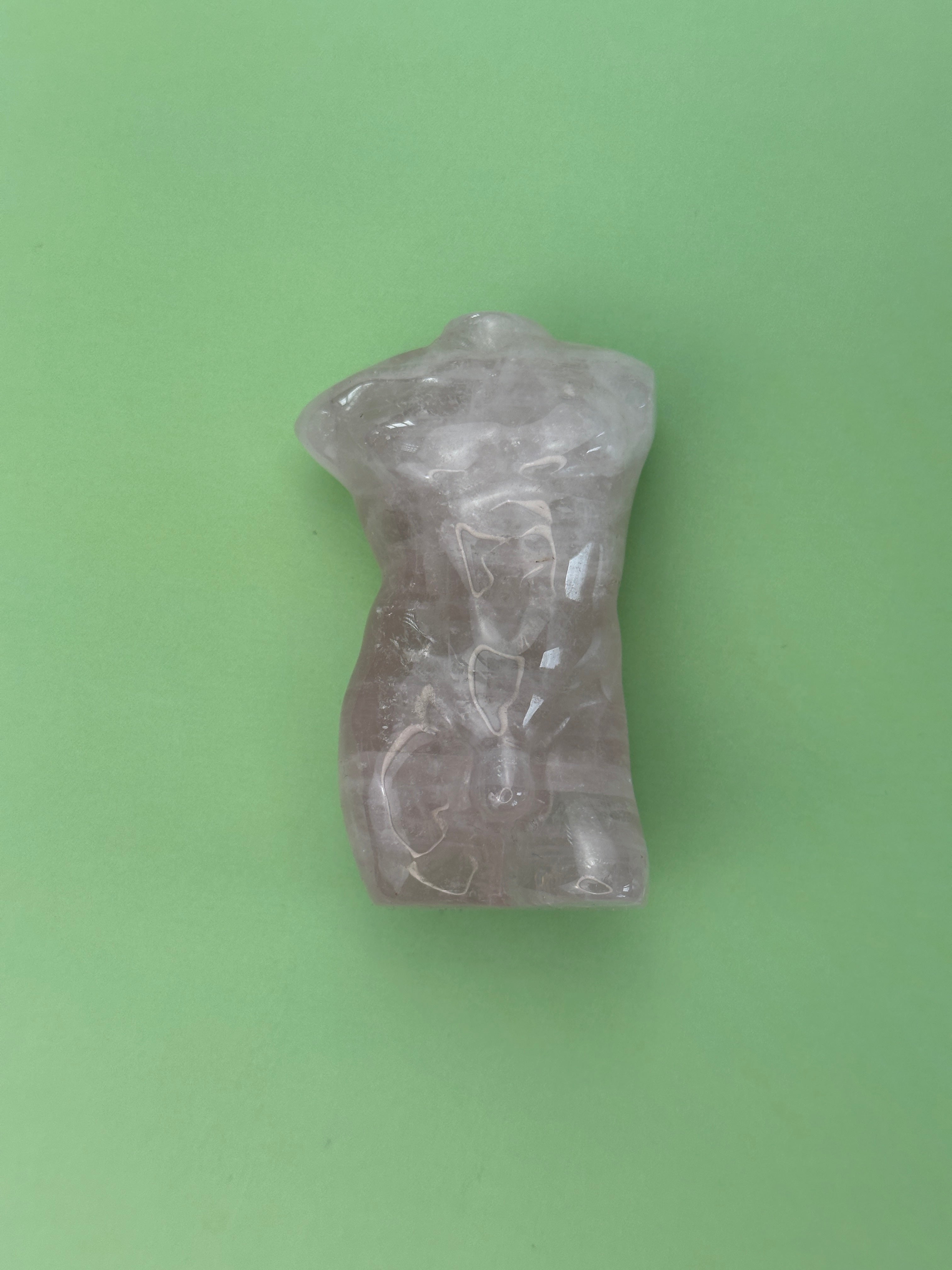 Rose quartz - Male torso