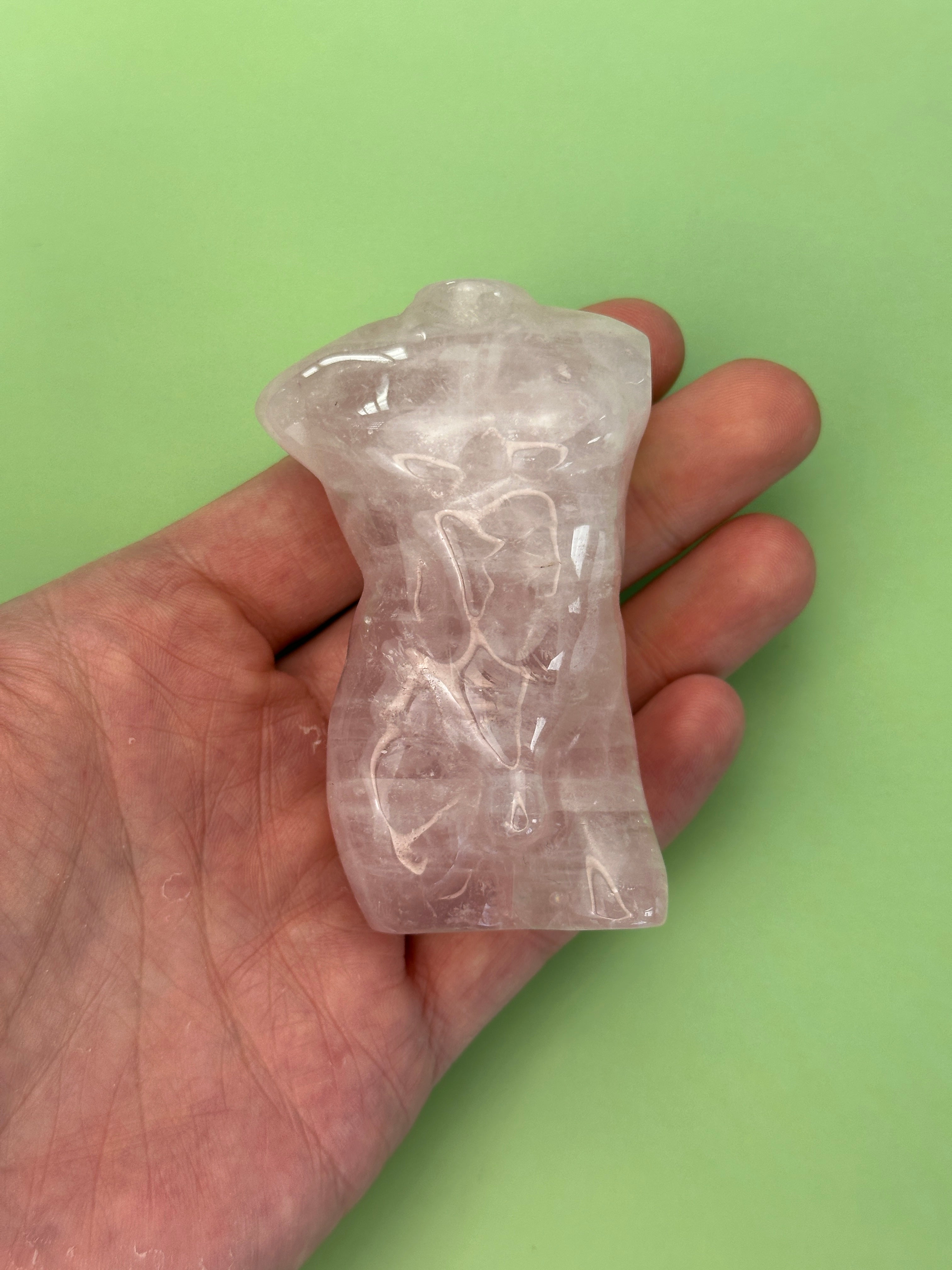 Rose quartz - Male torso