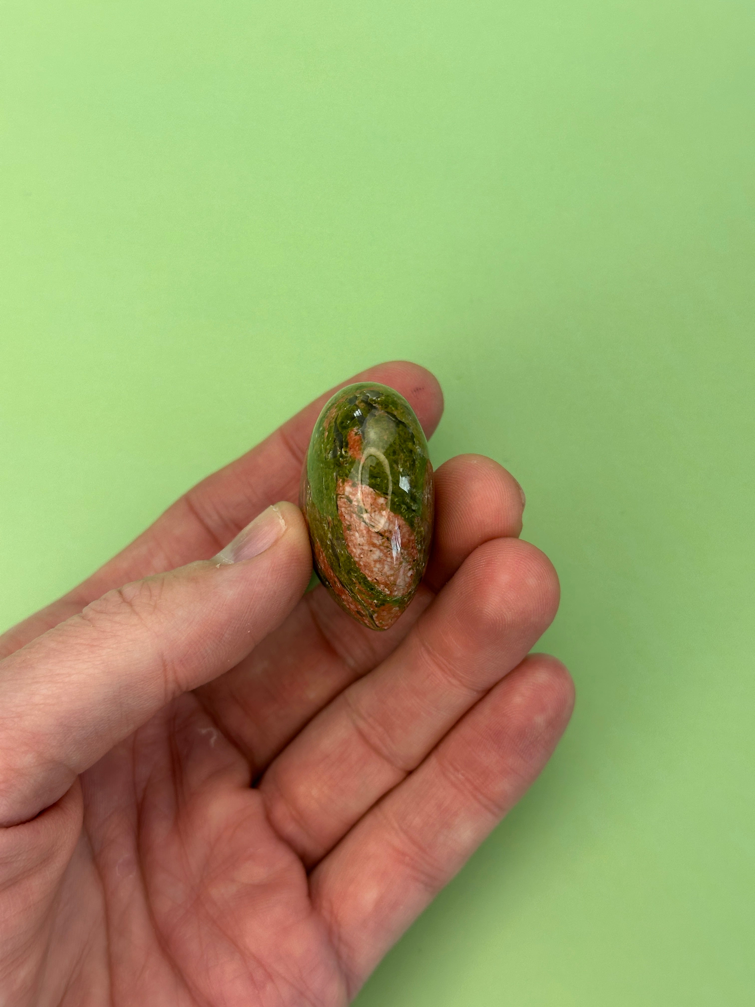 Unakite - Medium heart