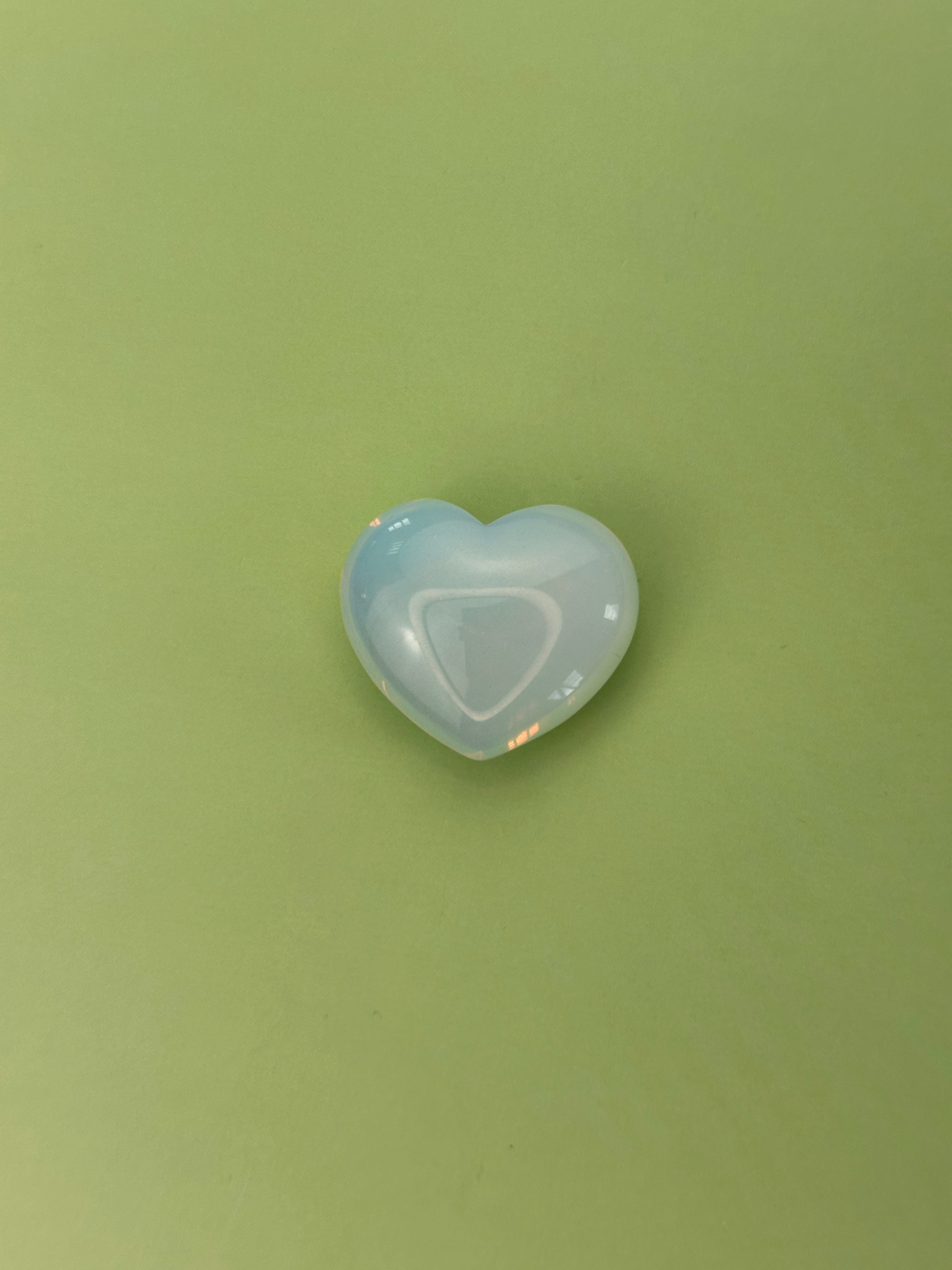 Opalite - Medium heart