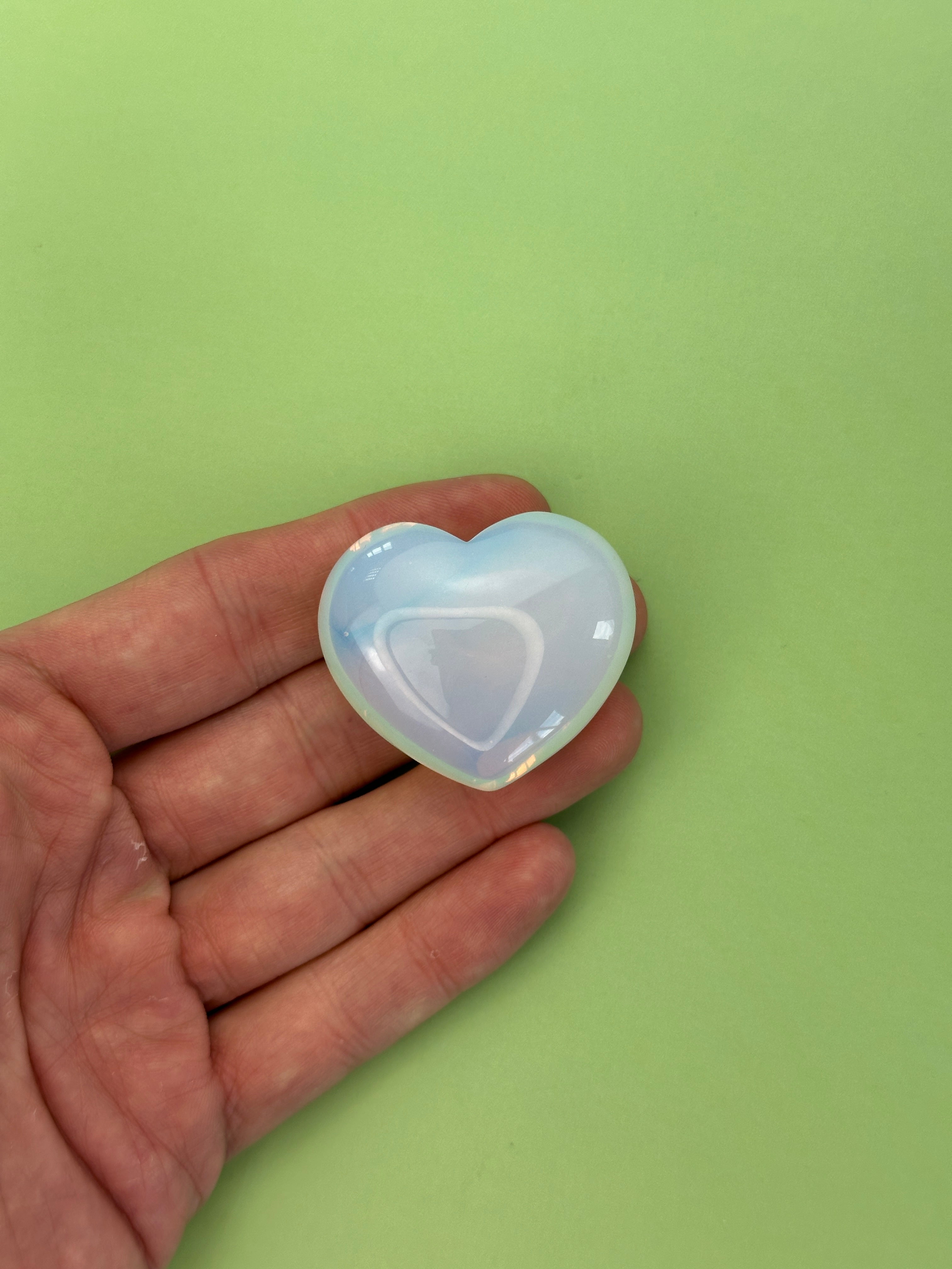 Opalite - Medium heart