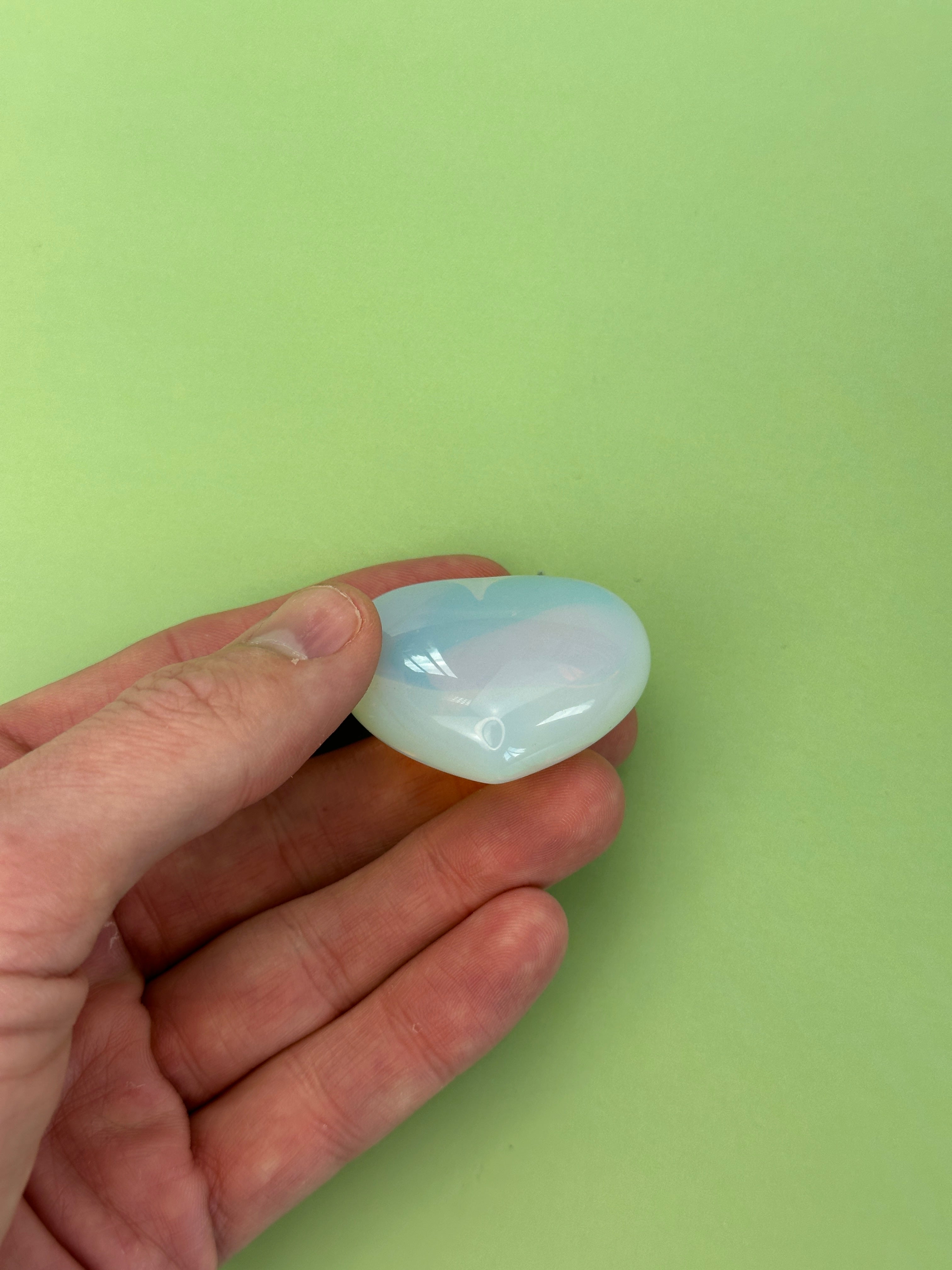 Opalite - Medium heart
