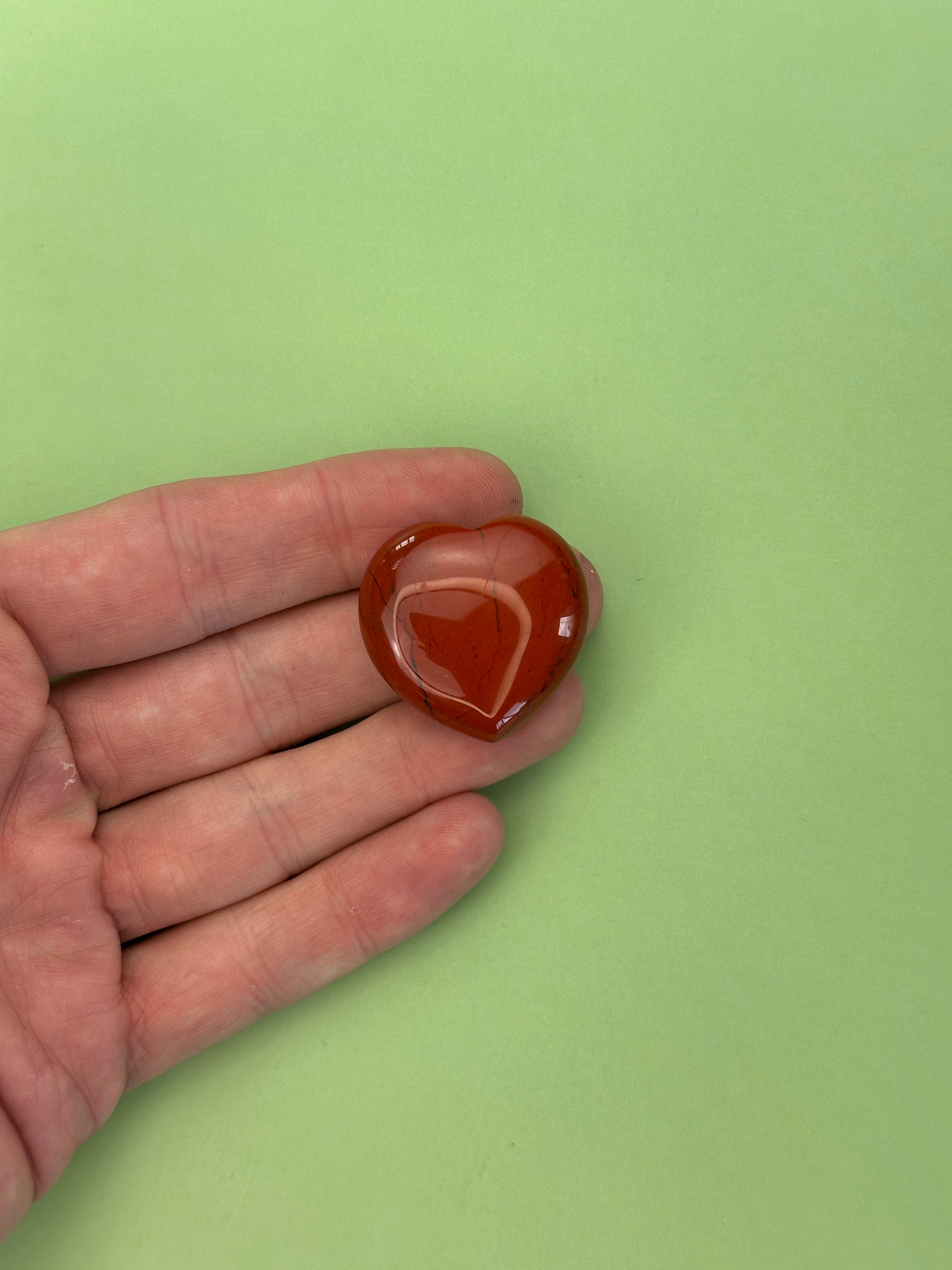 Red jasper - Small heart