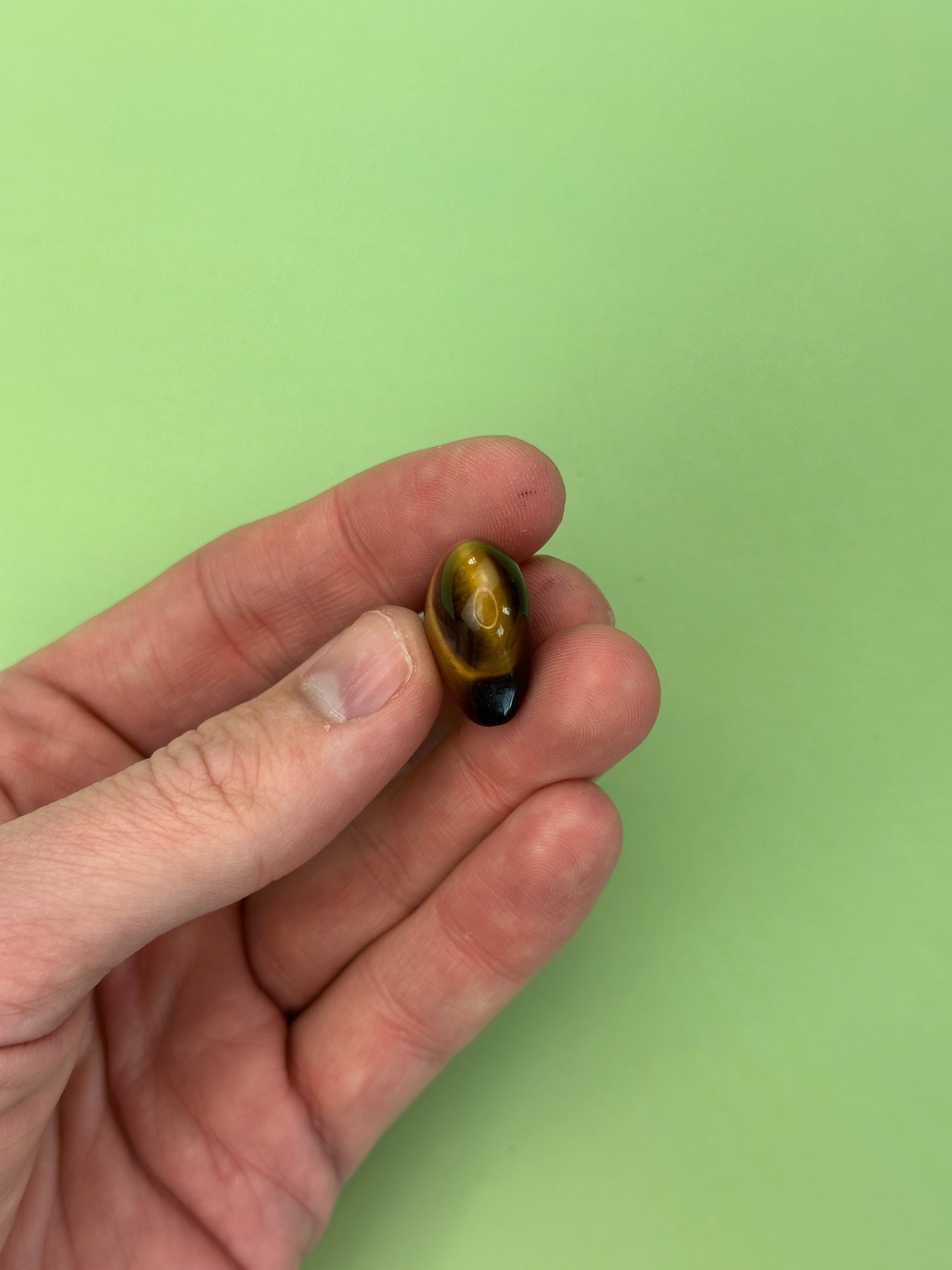 Tigers eye - Mini heart