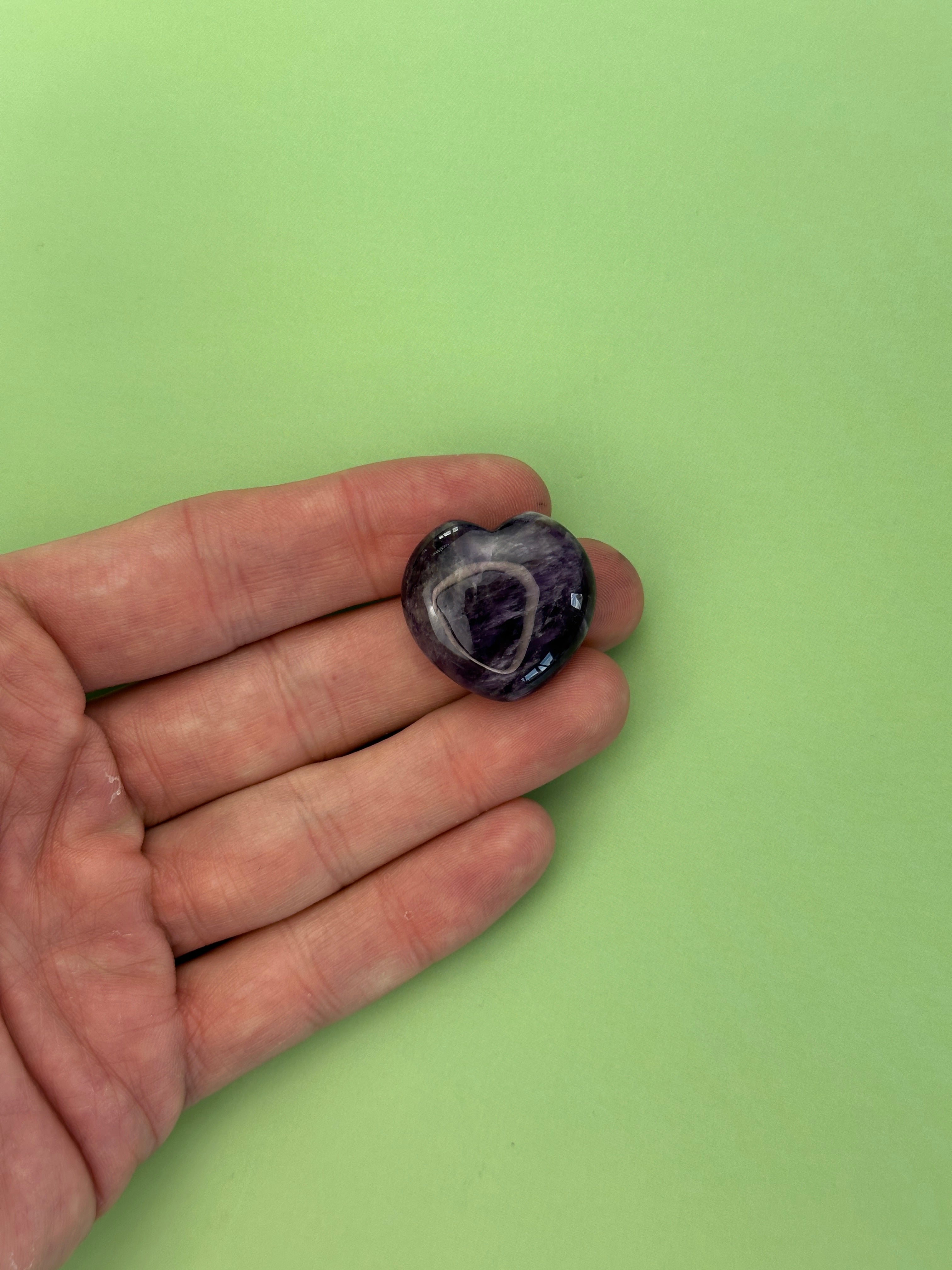 Amethyst - Mini heart