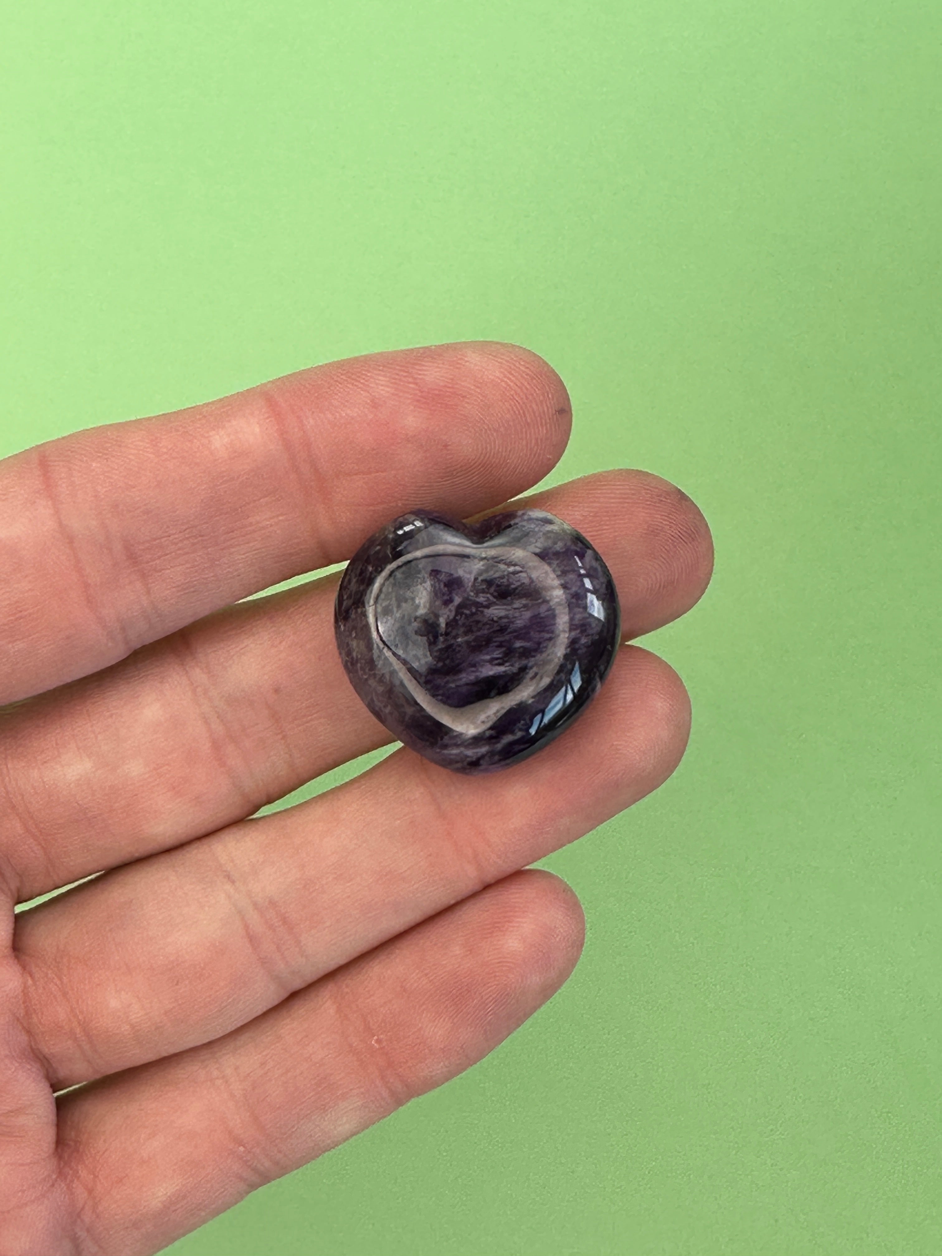 Amethyst - Mini heart