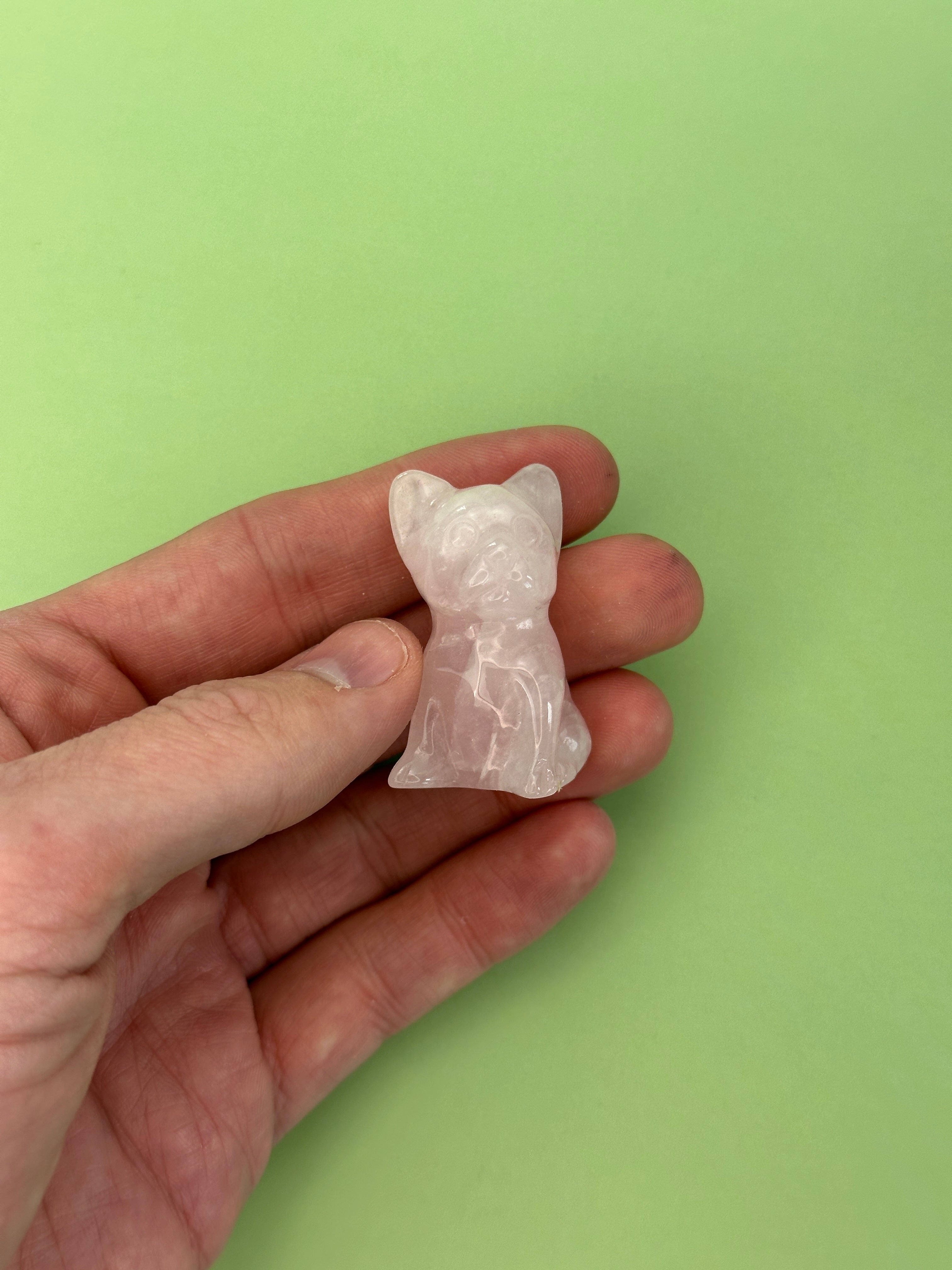 Rose quartz - Dog