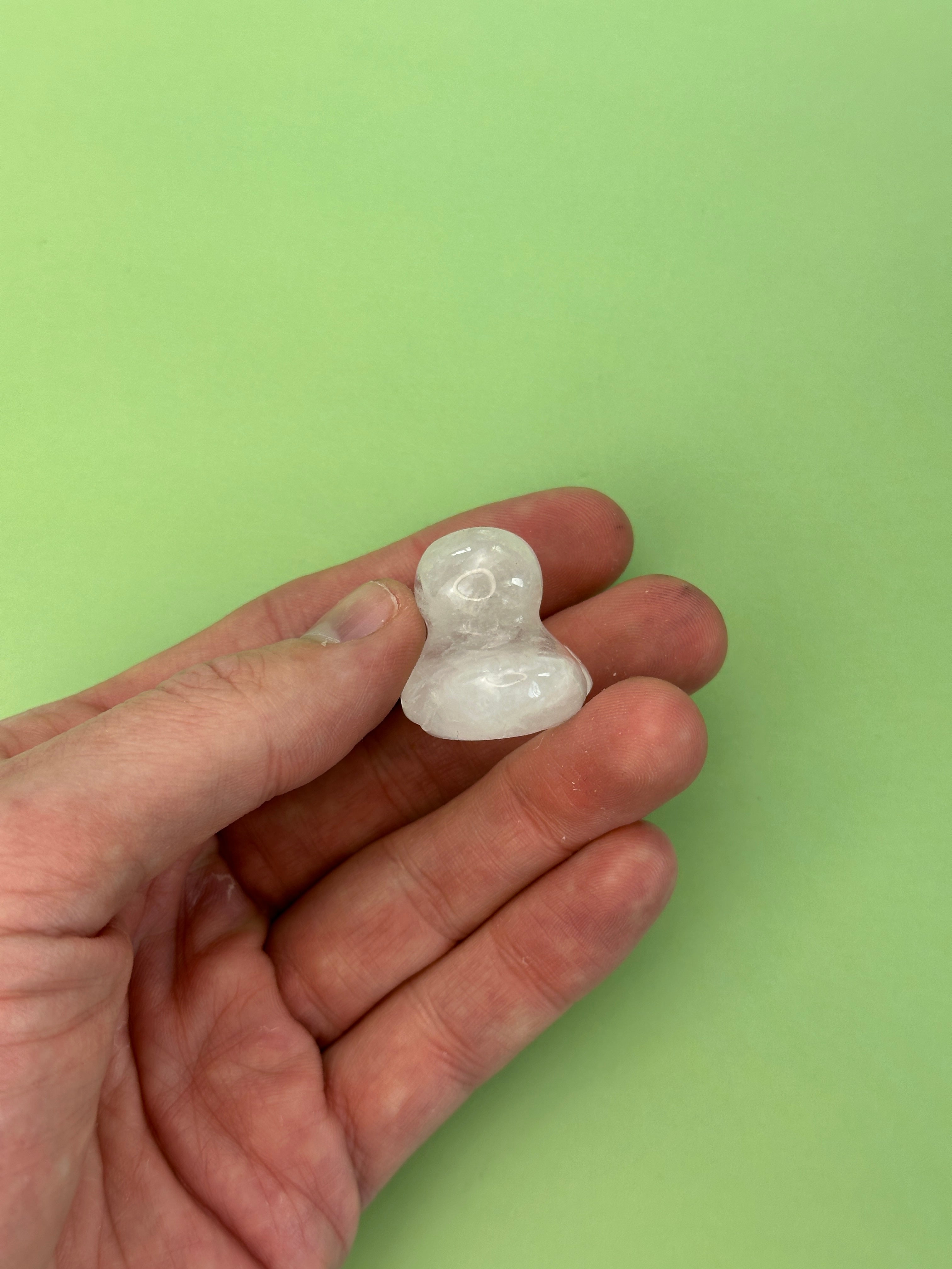 Clear quartz - Duck