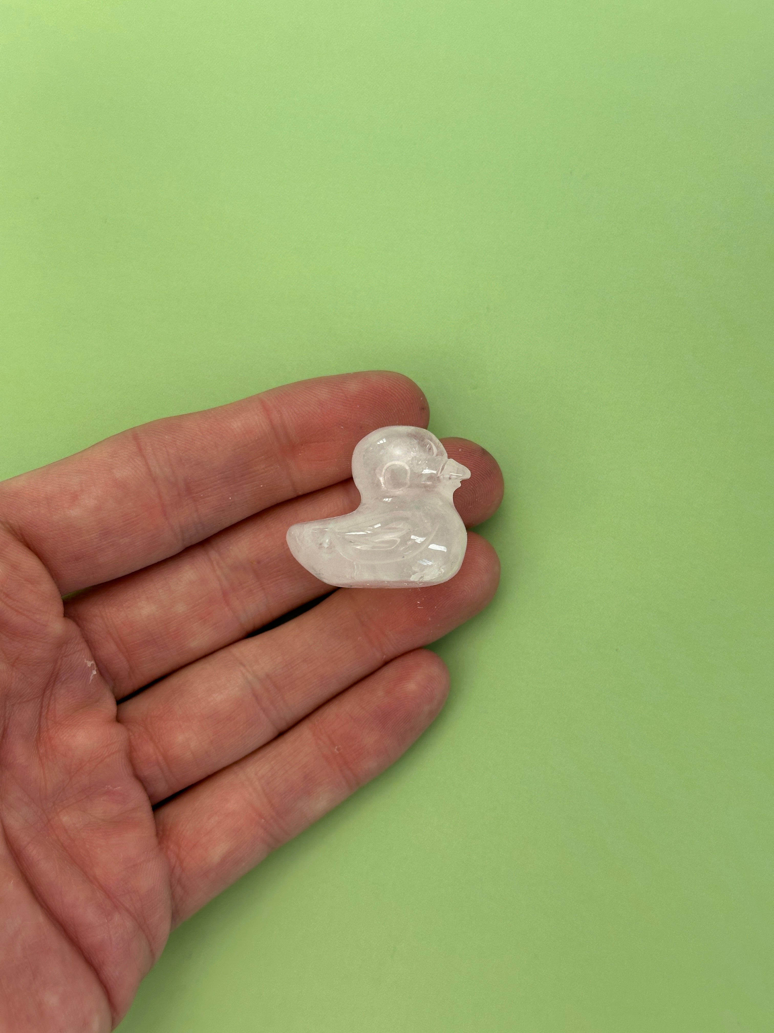 Clear quartz - Duck