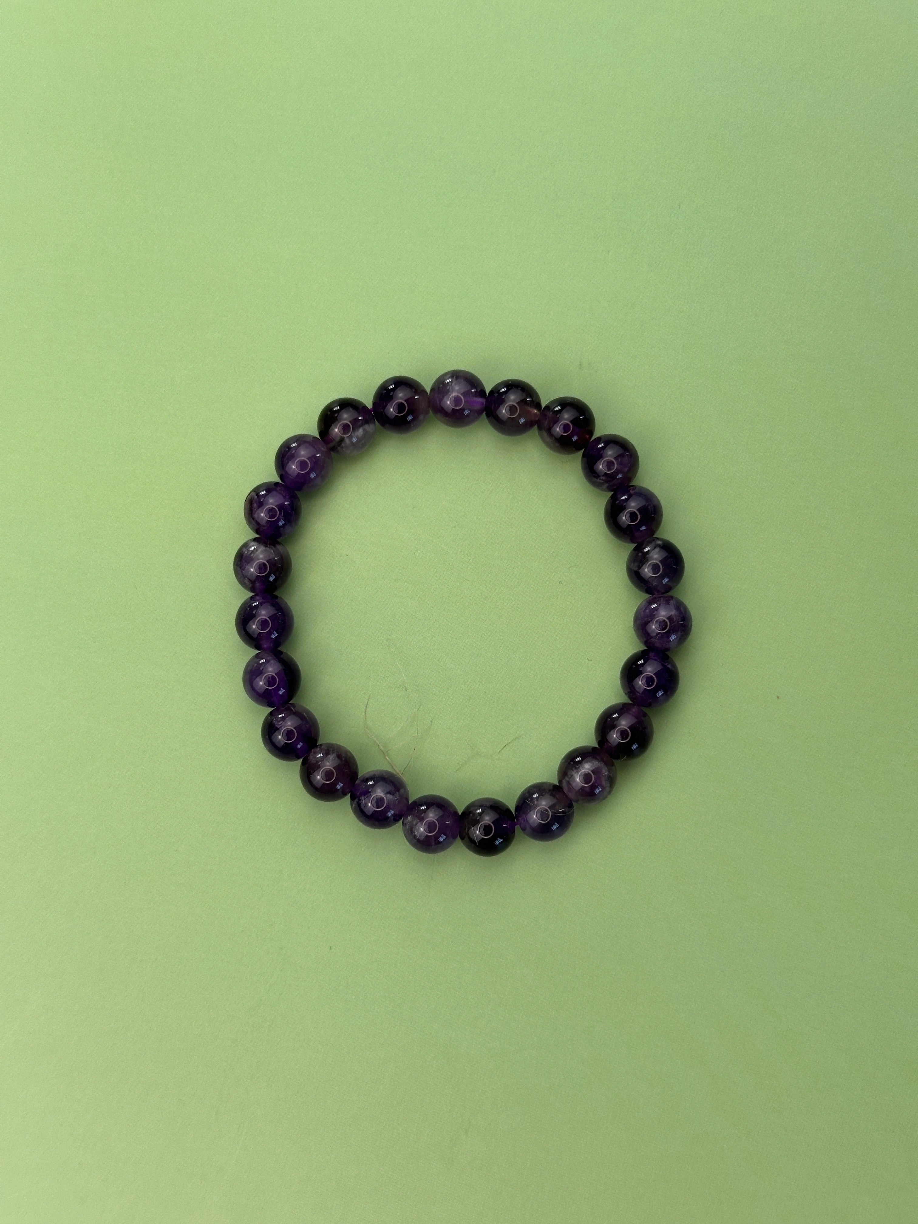 Amethyst - Calmness and clarity - Power bead bracelet
