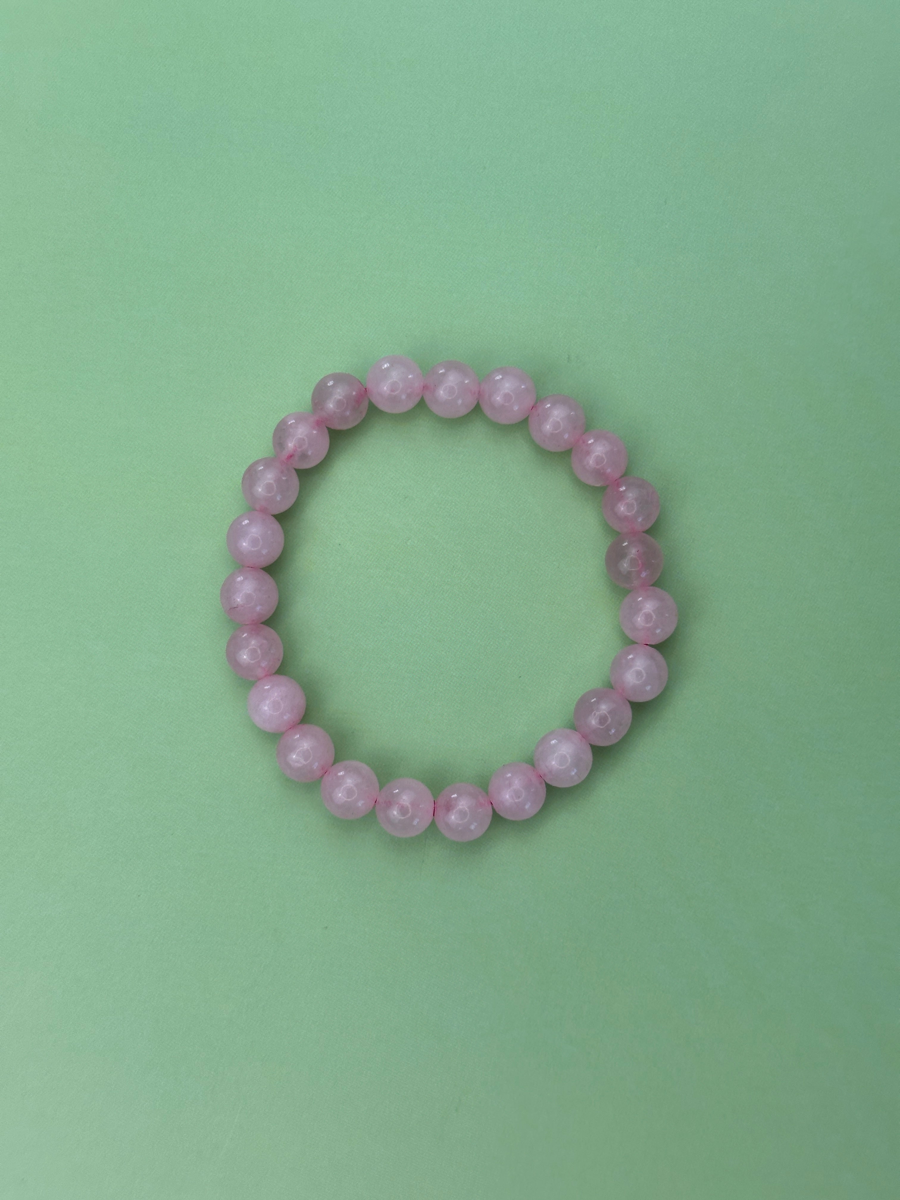 Rose Quartz - Love and reconciliation - Power bead bracelet