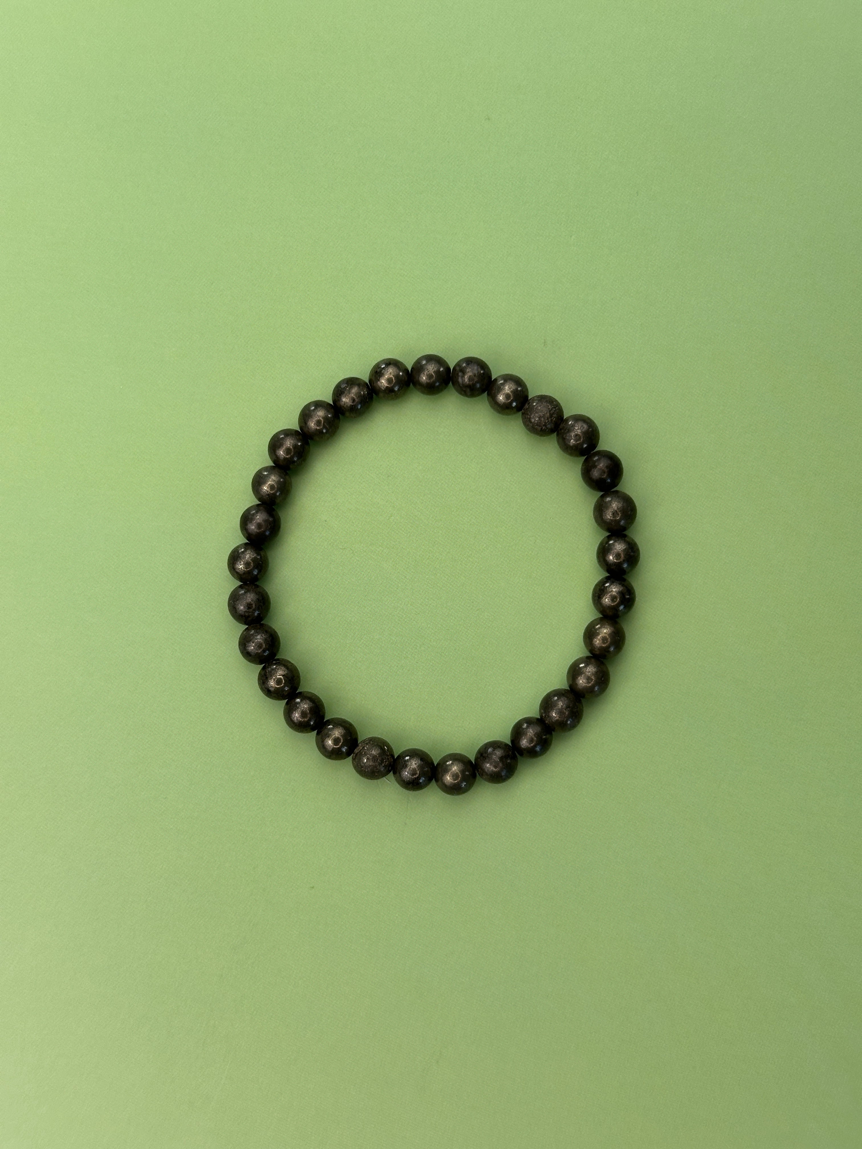Pyrite - Abundance power bead bracelet