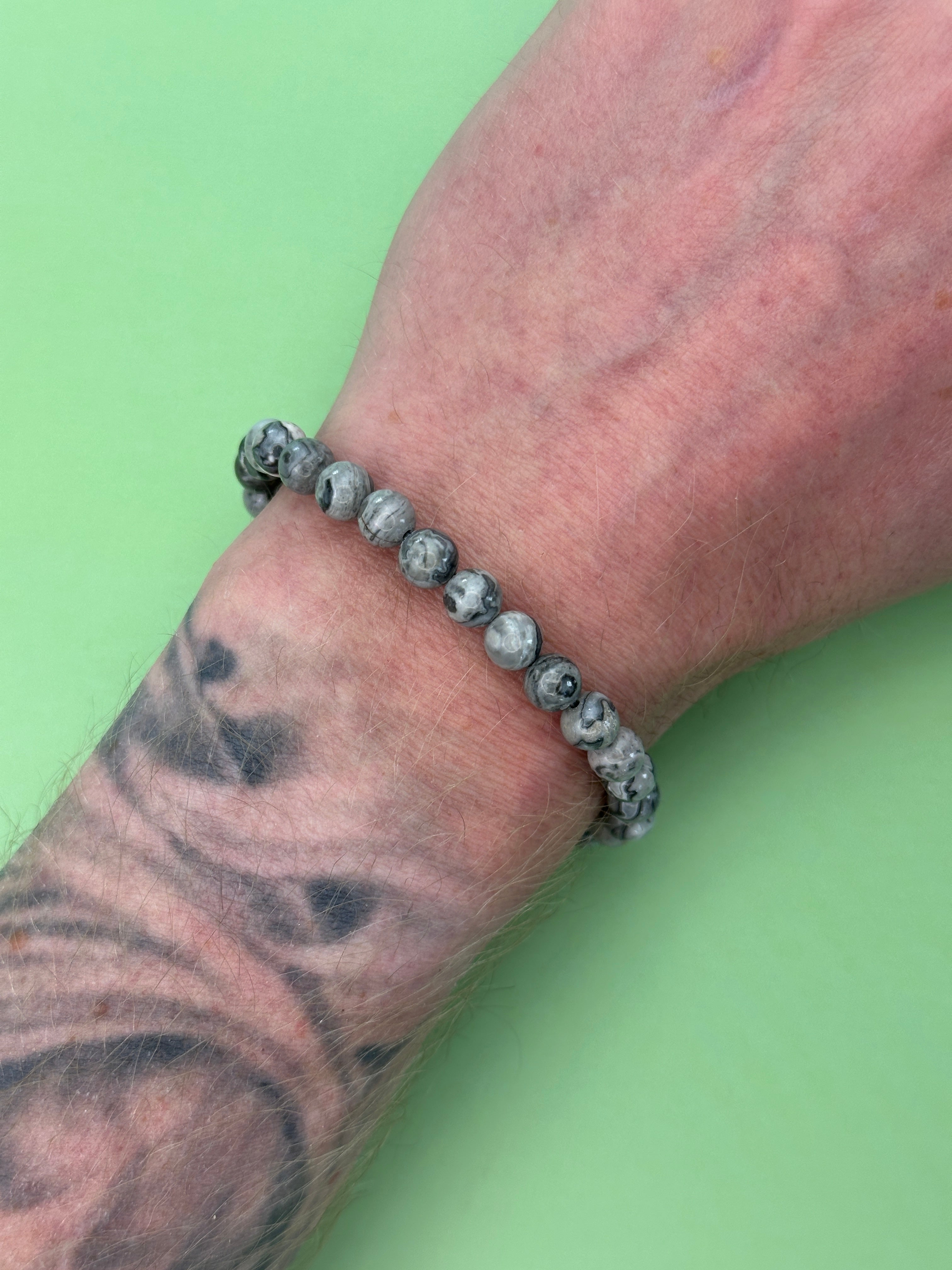 Map stone - Abundance - Power bead bracelet