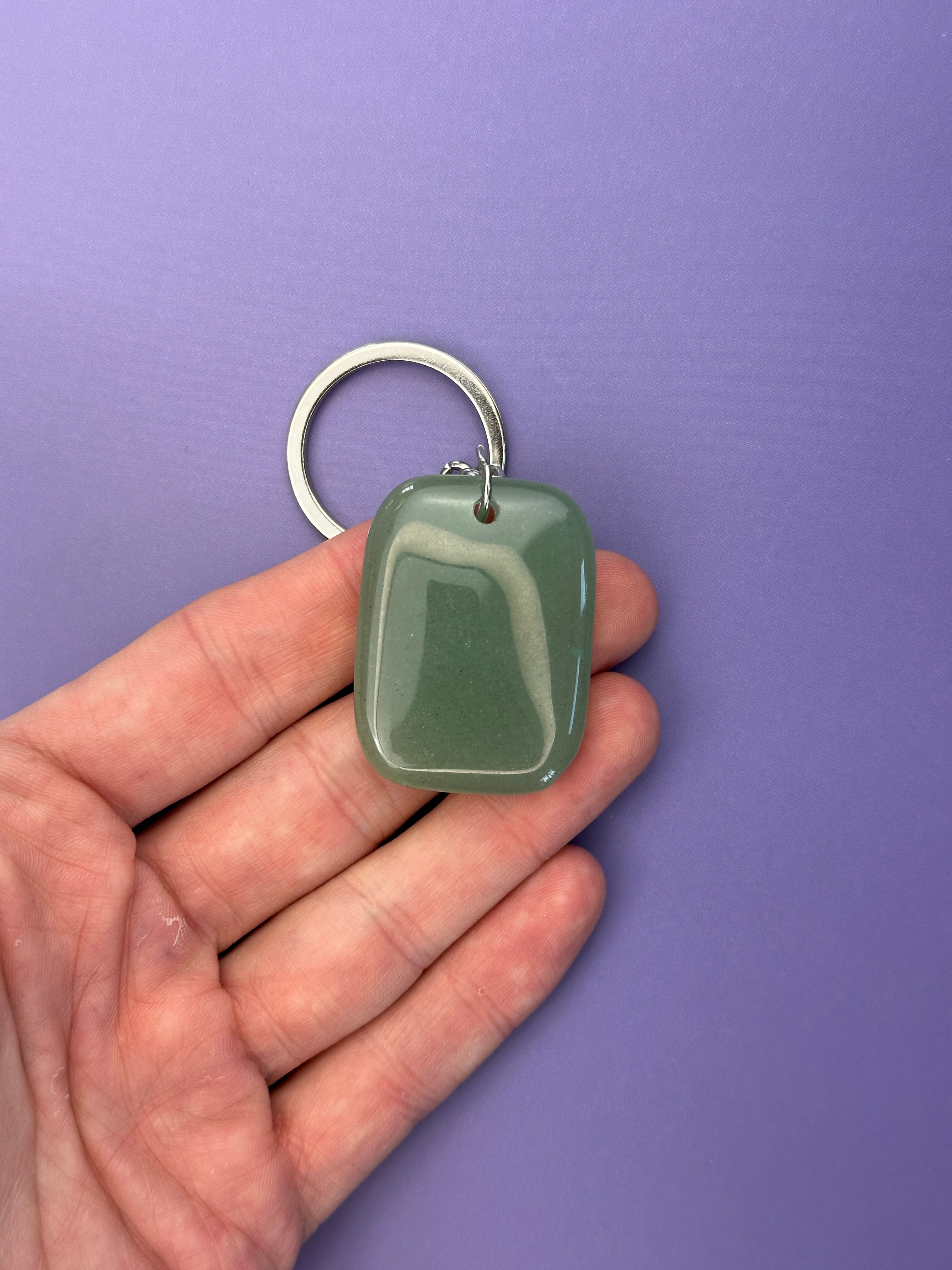 Green aventurine - Keyring
