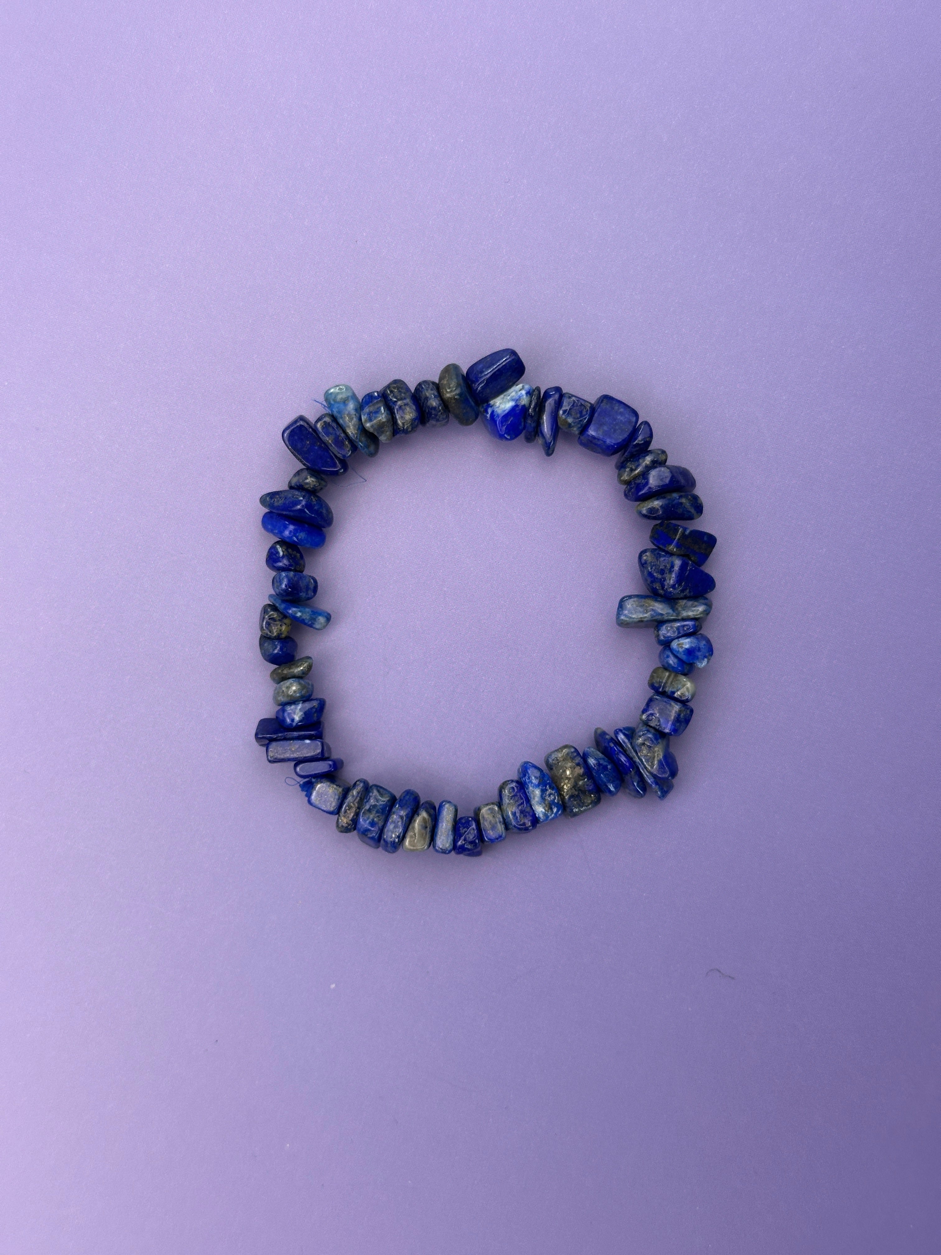 Lapis lazuli - Crystal chip bracelet