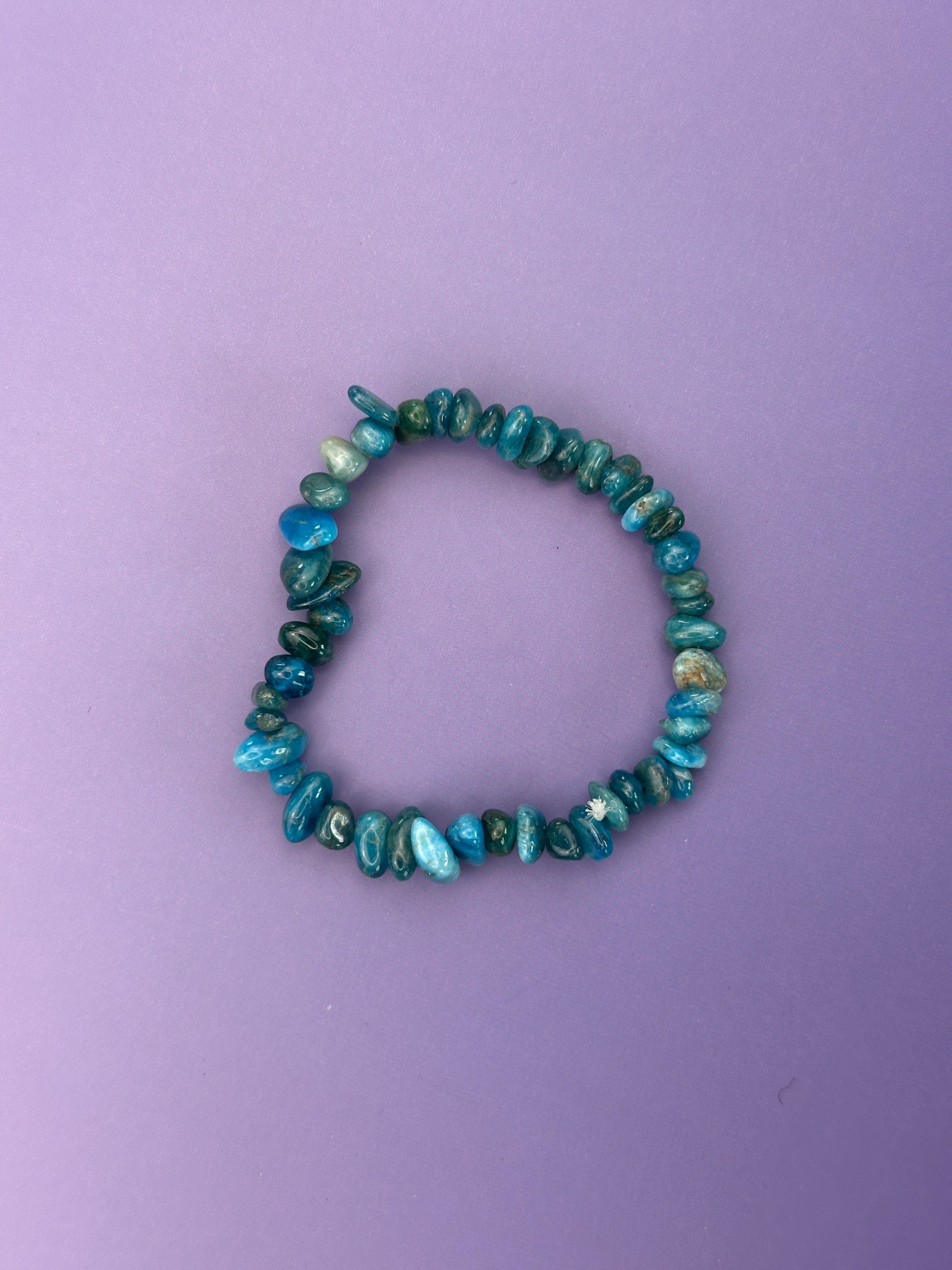 Apatite - Crystal chip bracelet