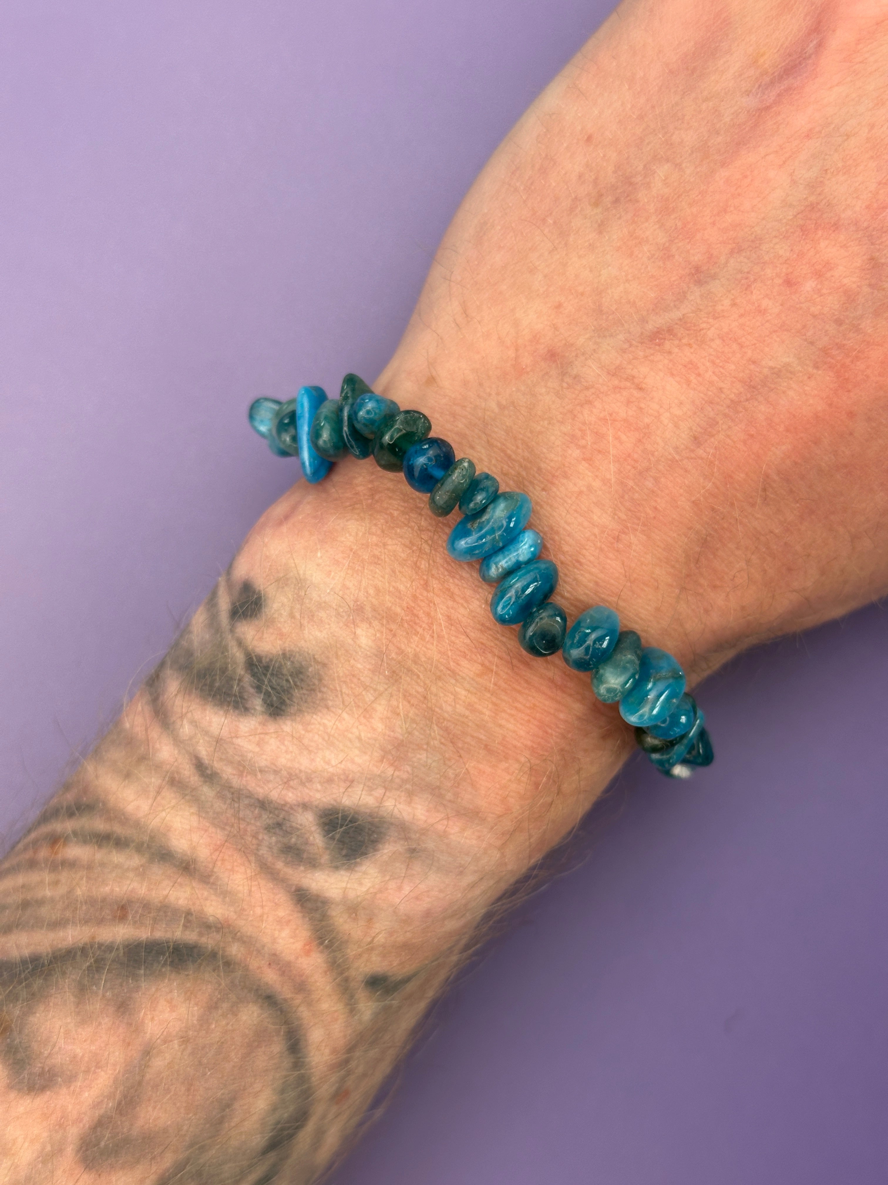 Apatite - Crystal chip bracelet
