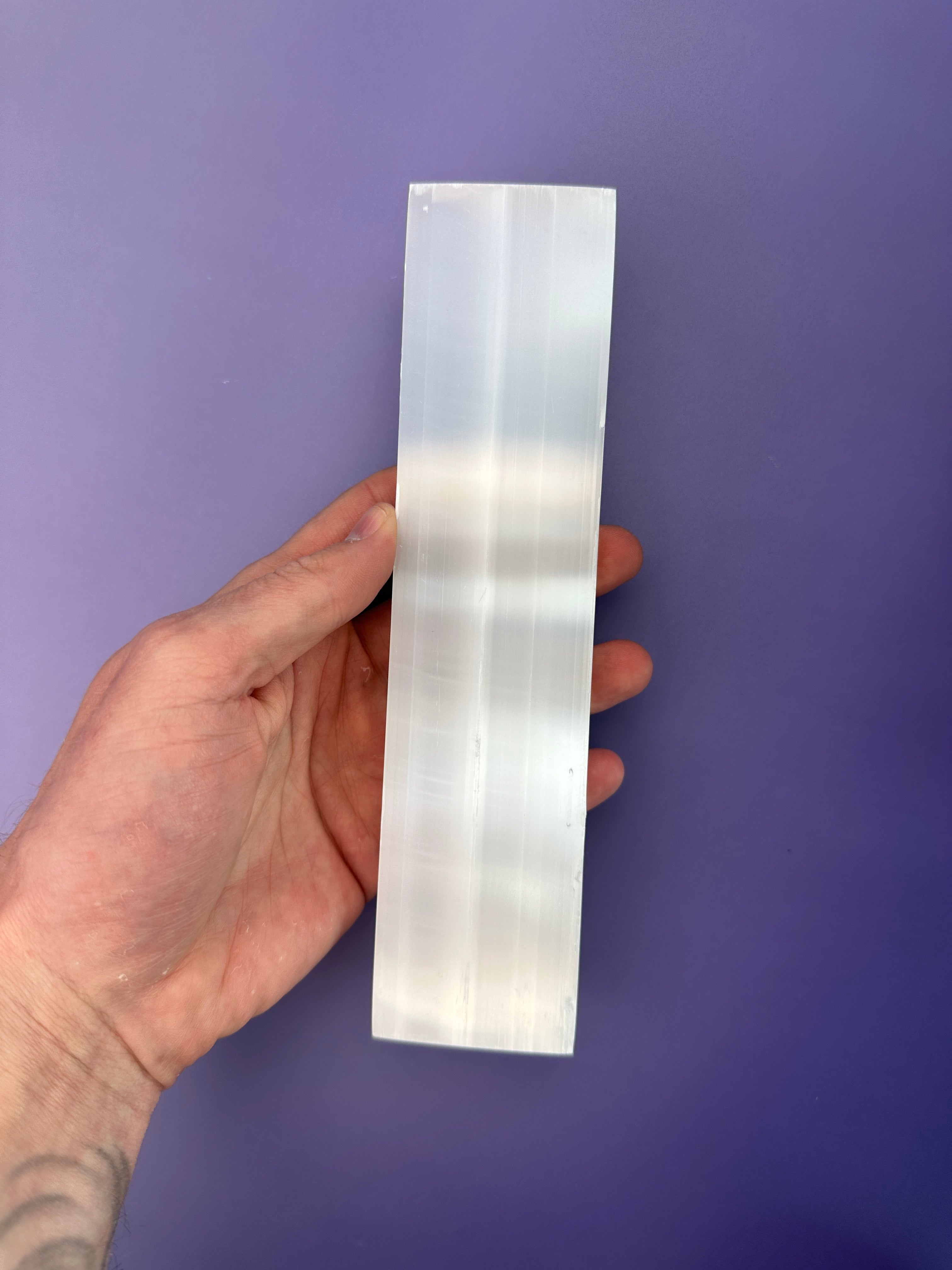 Selenite - Flat ruler