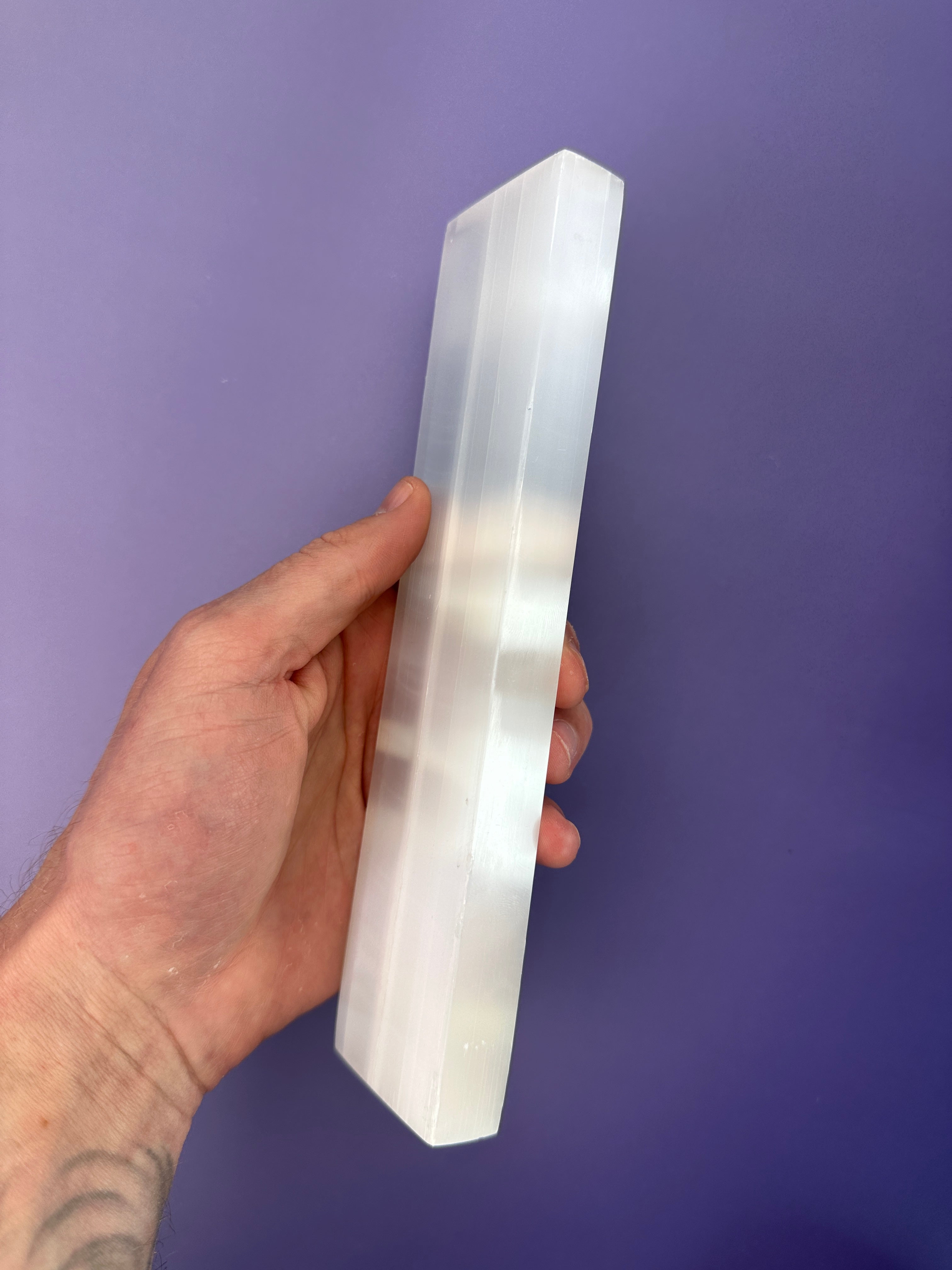 Selenite - Flat ruler