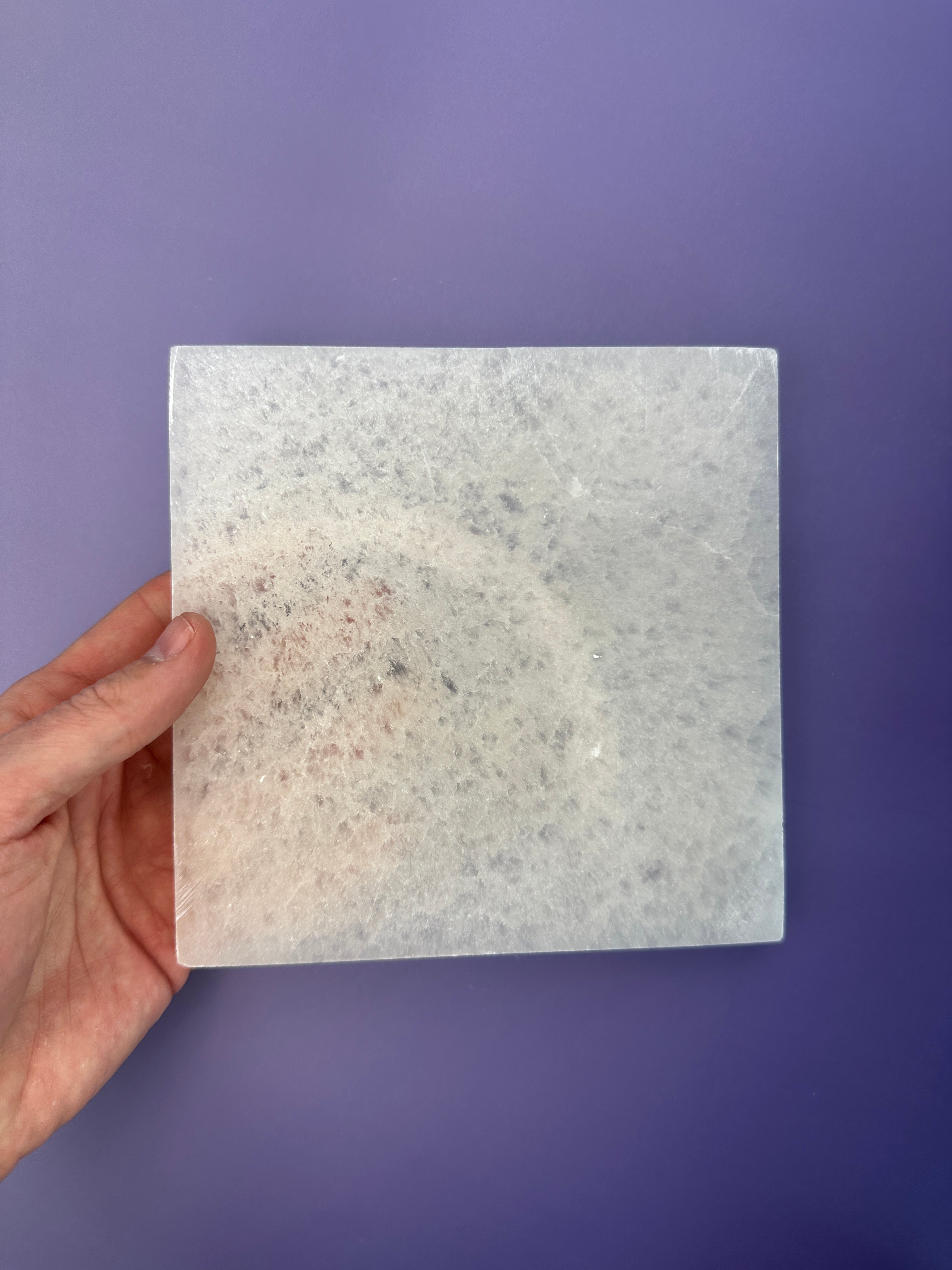Selenite - Square plate