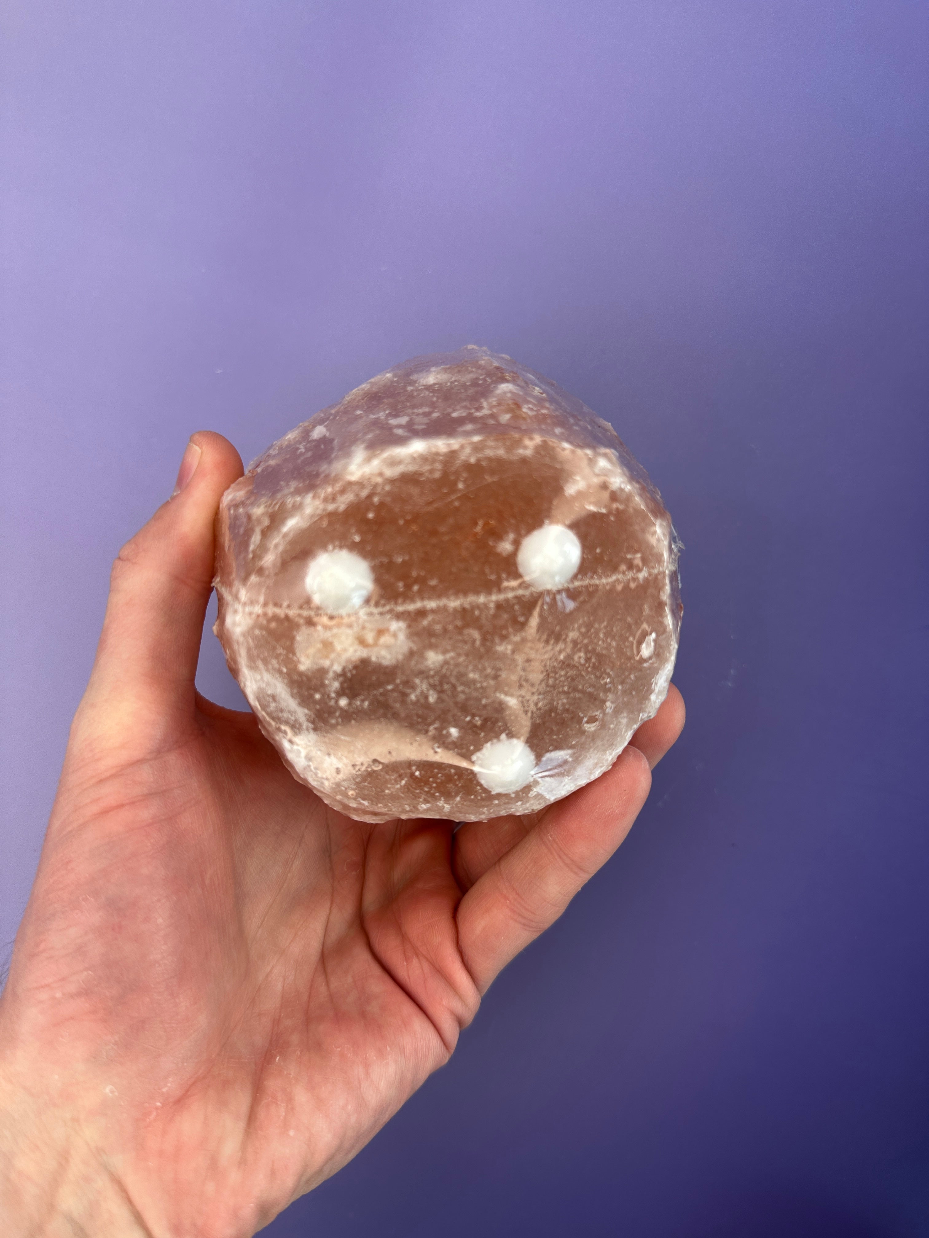 Himalayan salt tealight holder