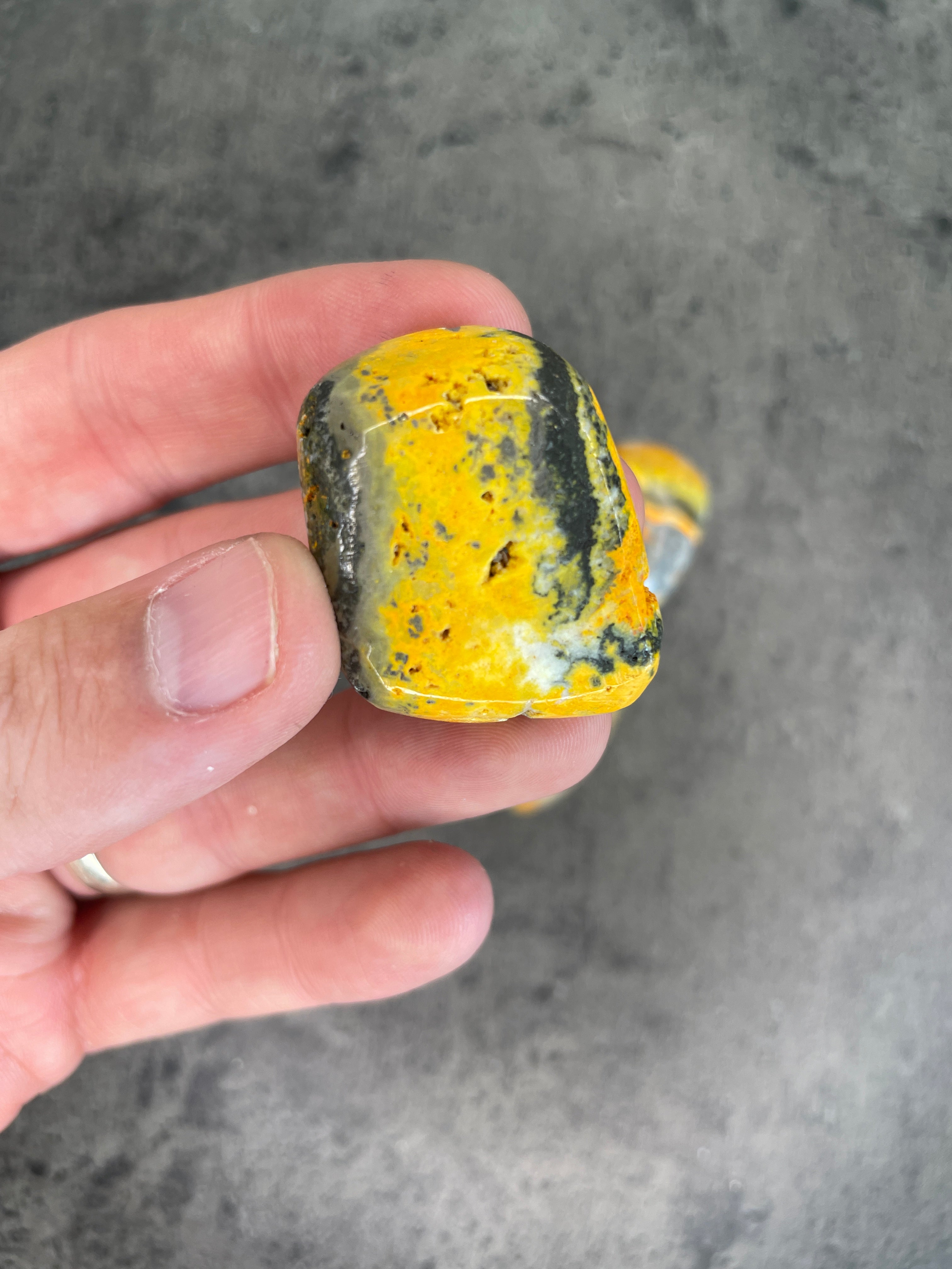 Bumblebee jasper - Tumblestone