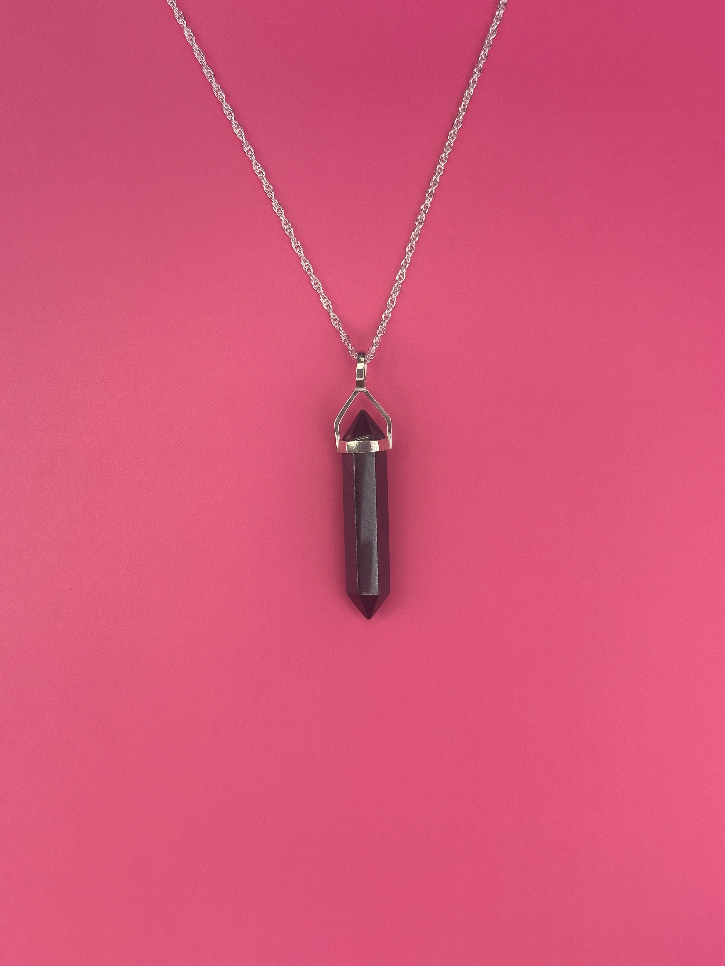 Grounding pendant - Hematite (sterling silver)