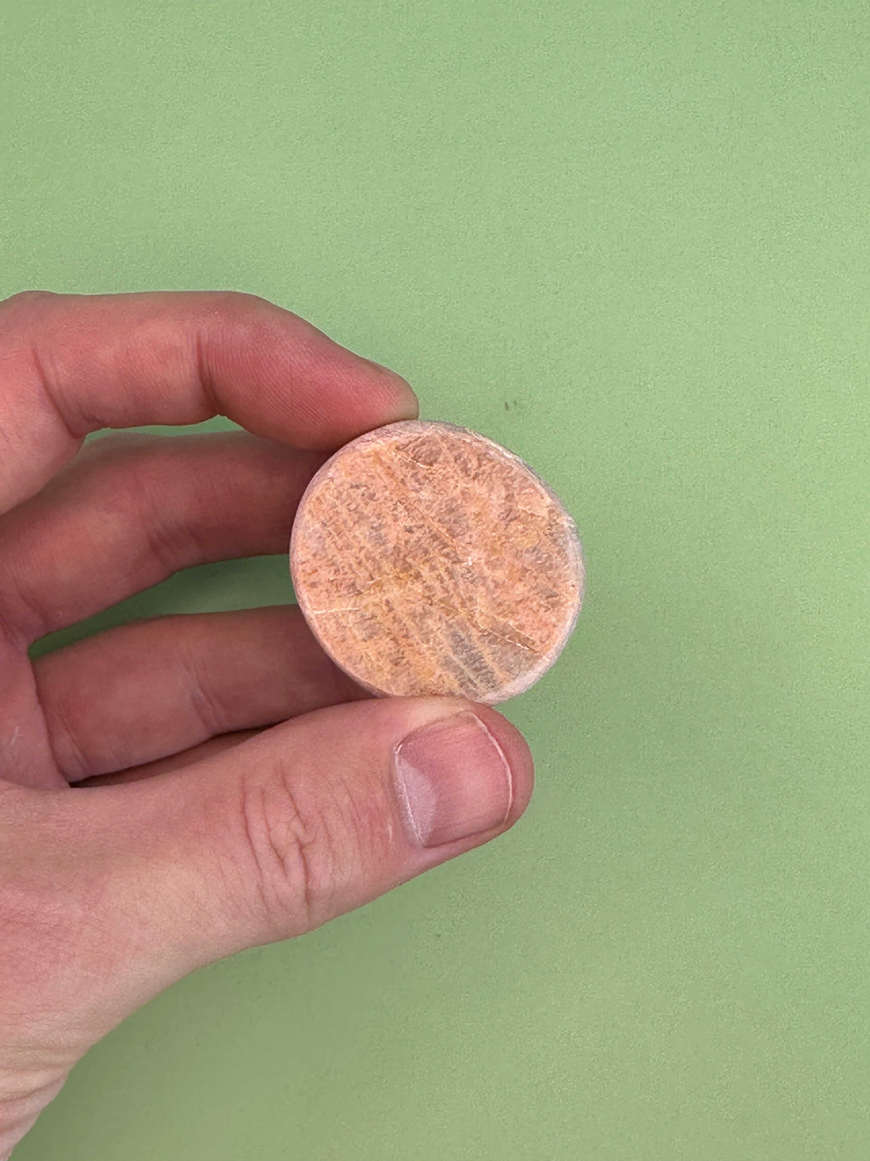 Peach moonstone - Rough dragon egg