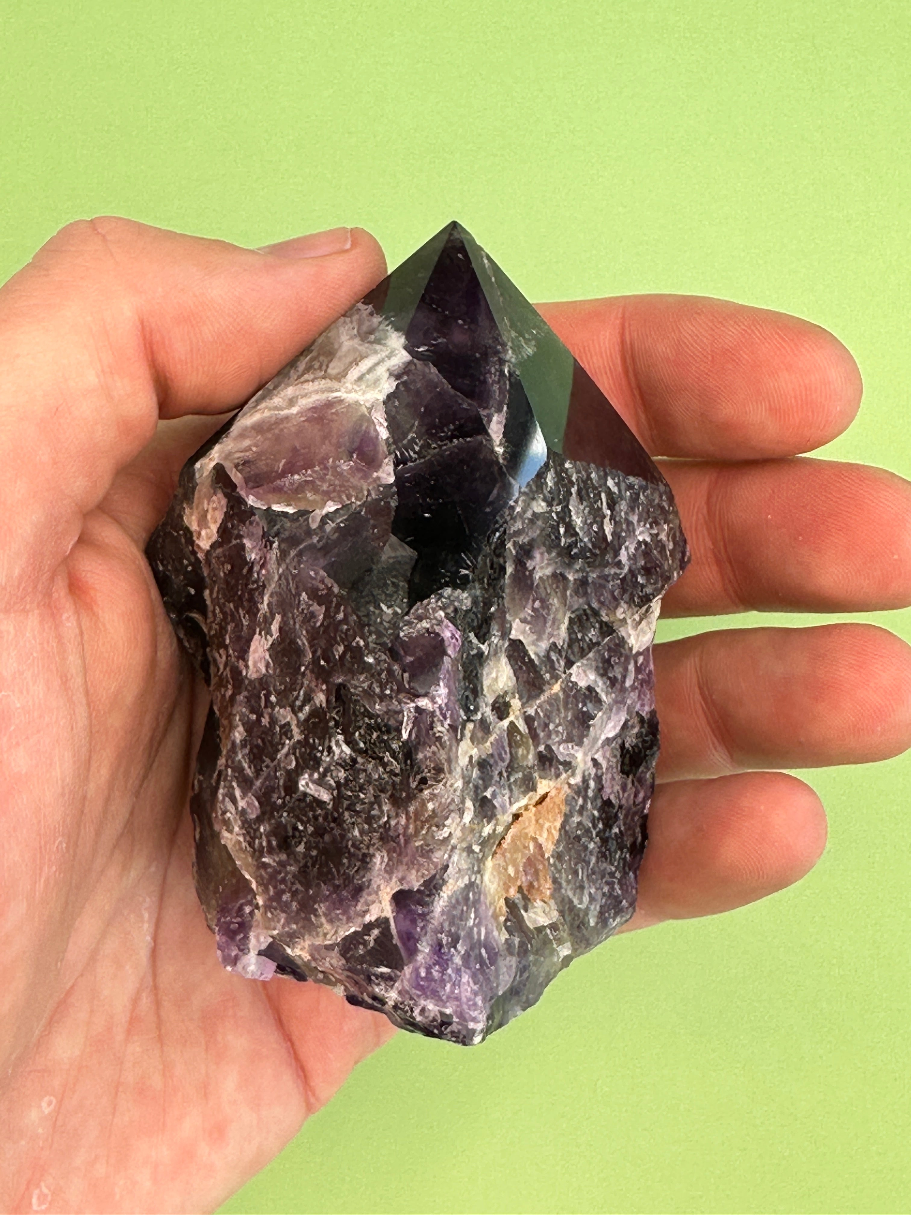 Amethyst - Rough cut point