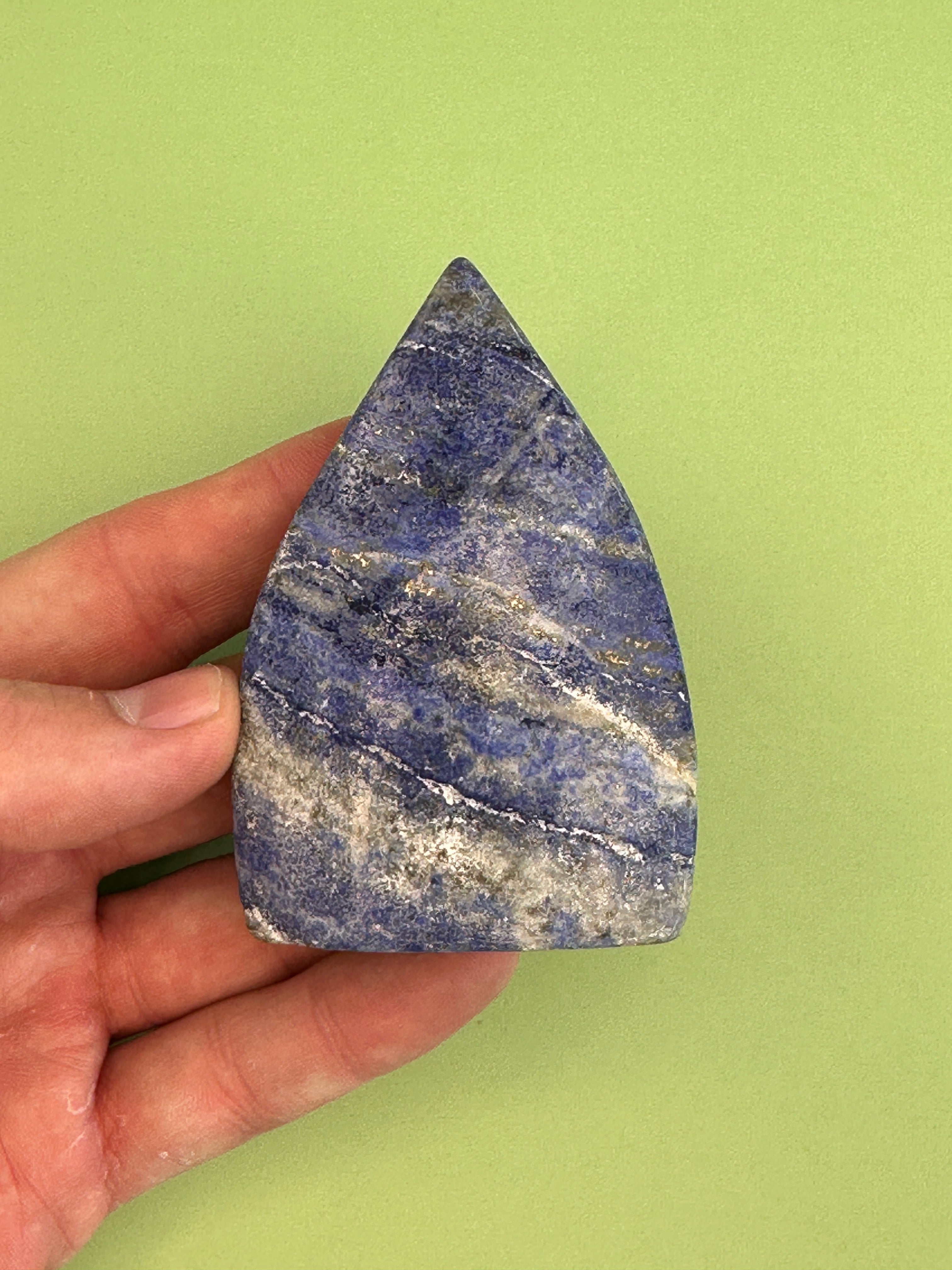 Lapis lazuli - Free-standing teardrop