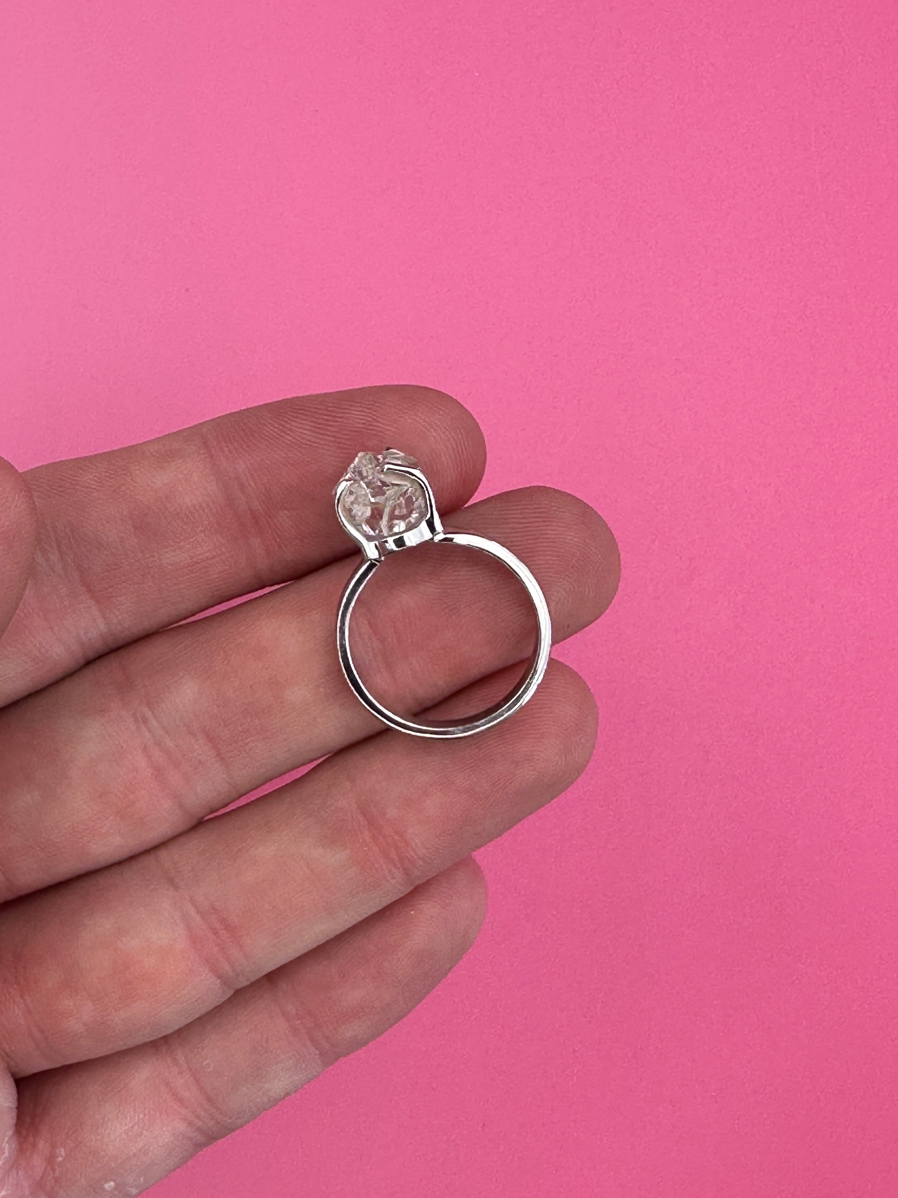 Herkimer diamond - Ring