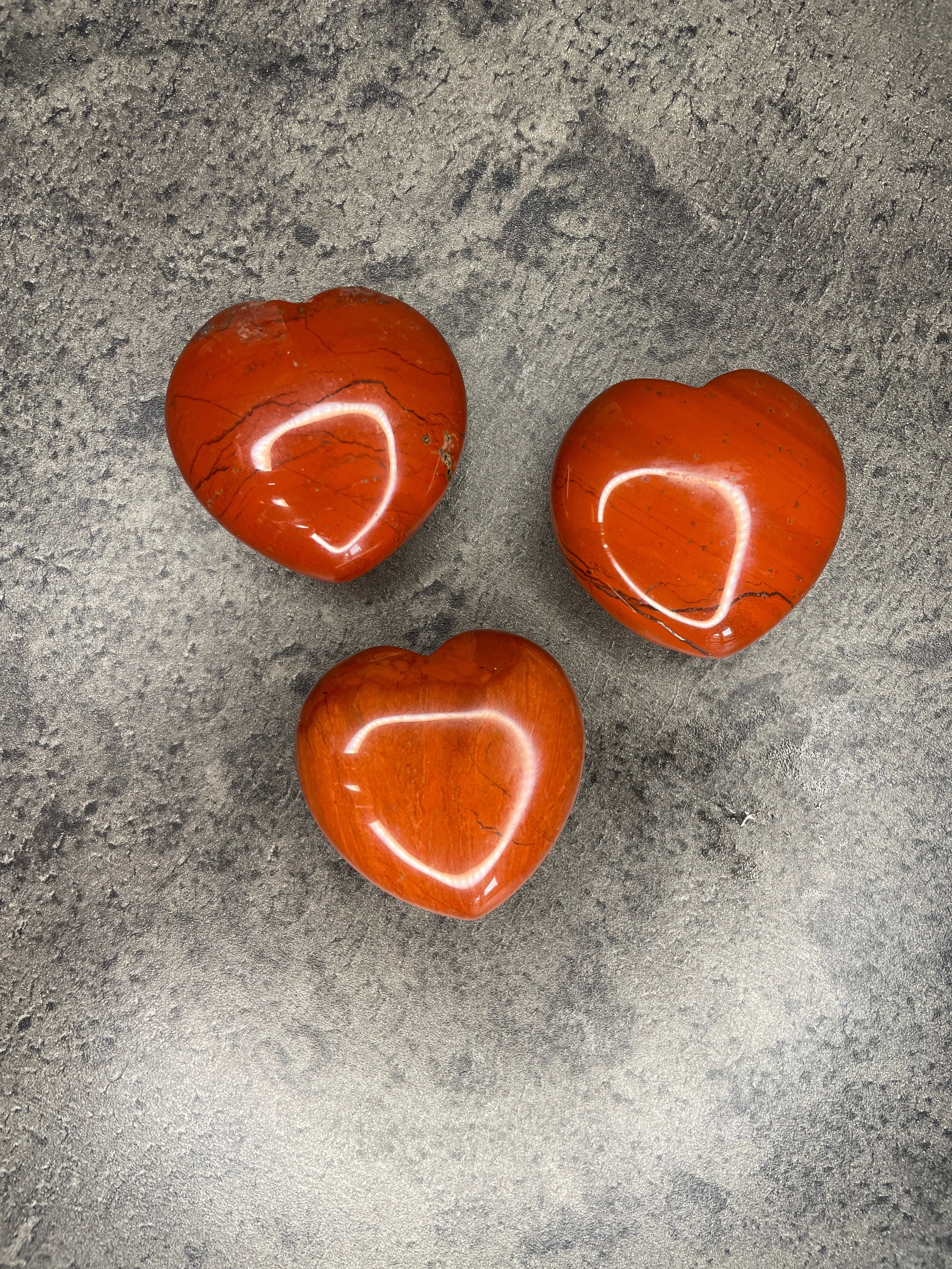 Red jasper - Medium heart