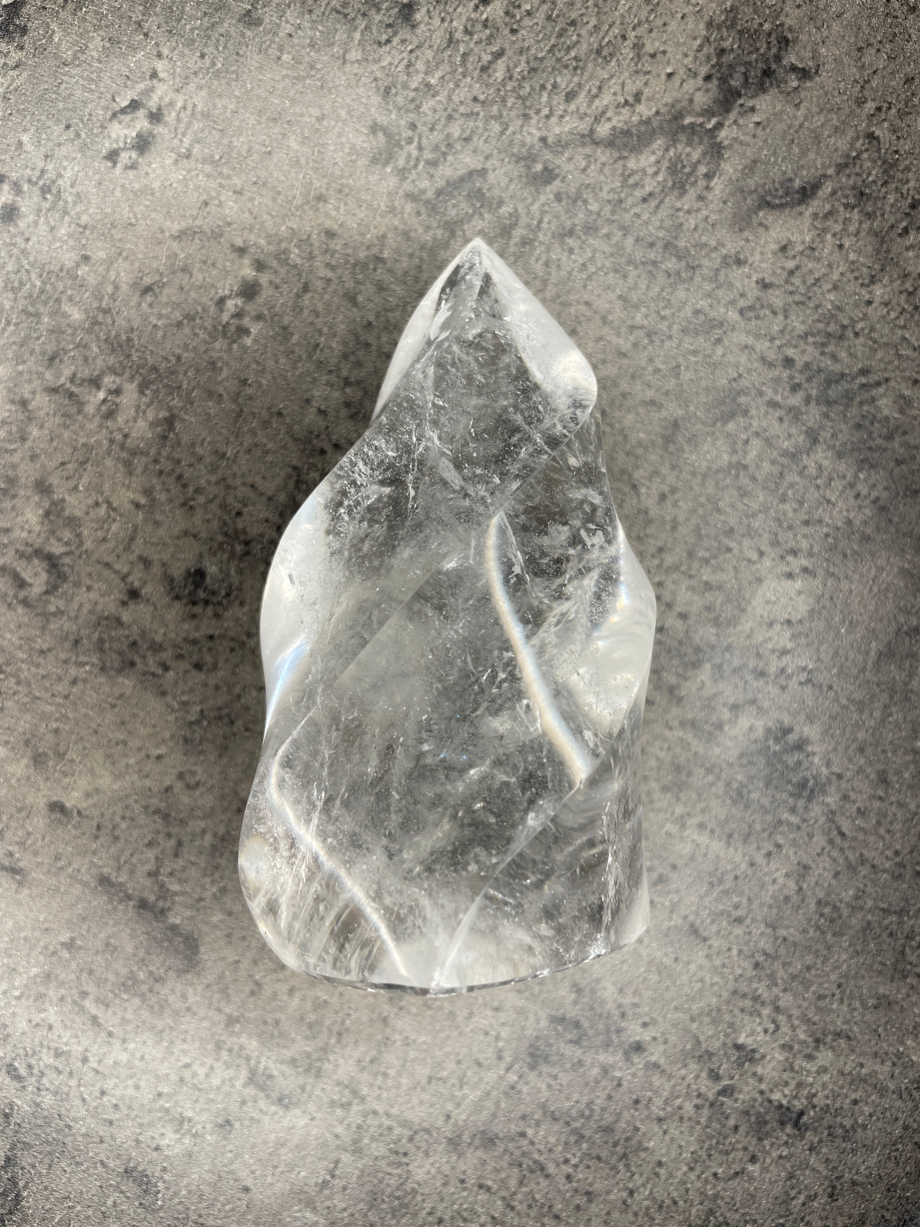 Clear quartz - Flame